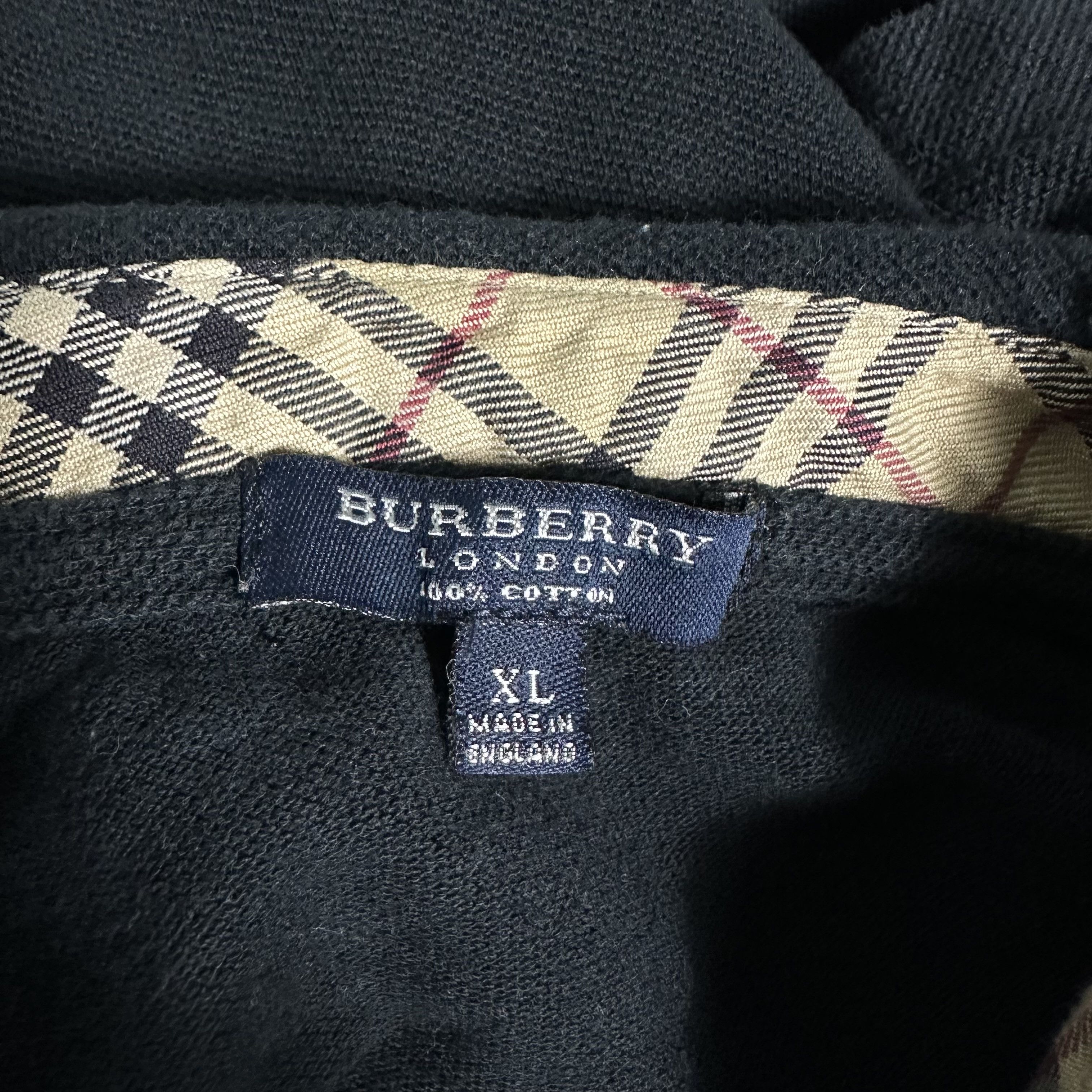 Burberry 🔥RARE🔥Vintage Burberry London Polo Shirt Made in England Size XL / US 12-14 / IT 48-50 - 5 Thumbnail