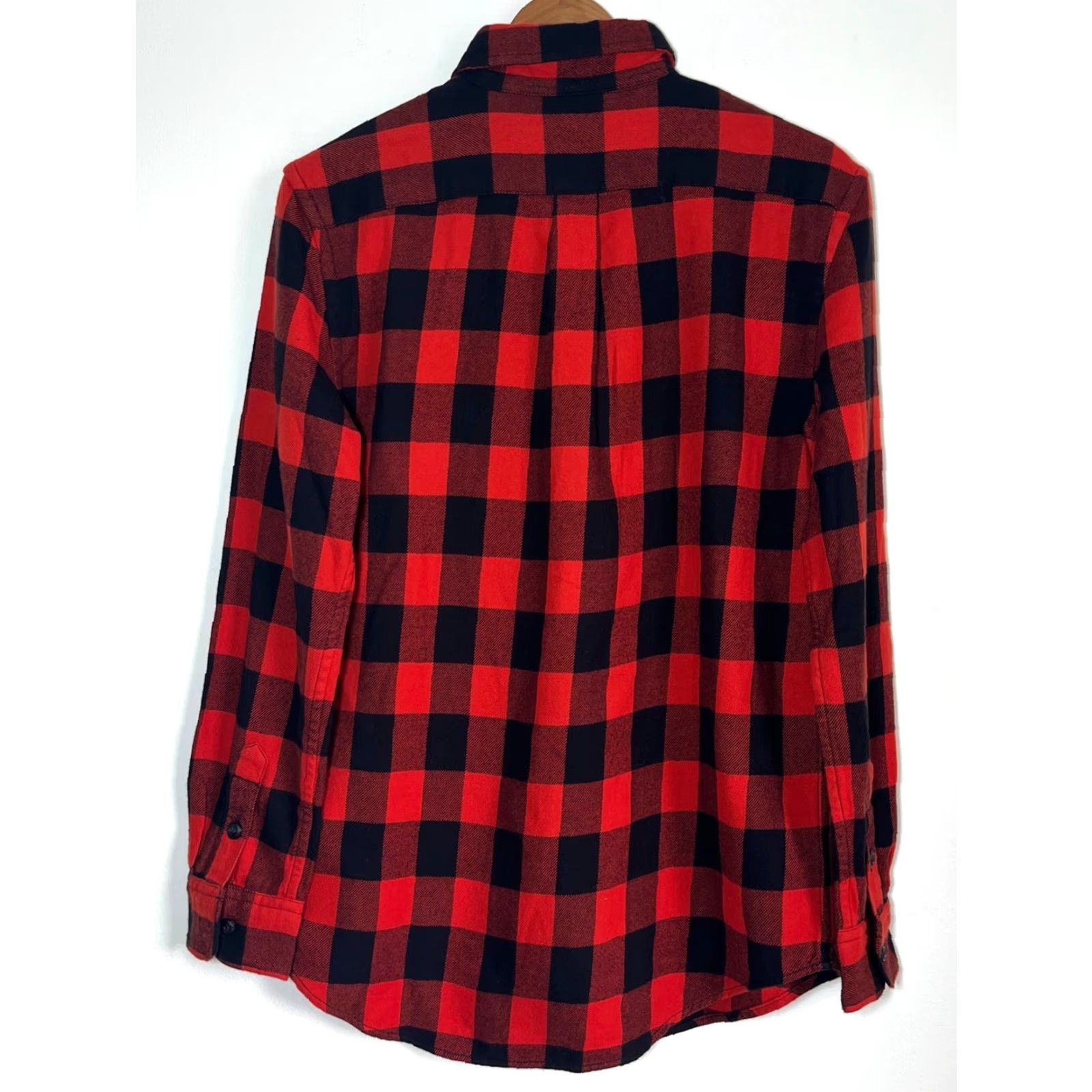 Polo Ralph Lauren VINTAGE Polo Ralph Lauren Shirt Relaxed Fit Plaid Cotton Twill Mens M Red Black Button-Up Collection, Designer Americana NWT New With Tags Size US M / EU 48-50 / 2 - 2 Thumbnail