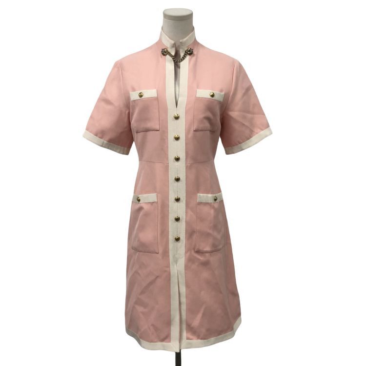 Gucci Gucci Pink Wool Silk Midi Dress Size 40 Size S / US 4 / IT 40 - 1 Thumbnail