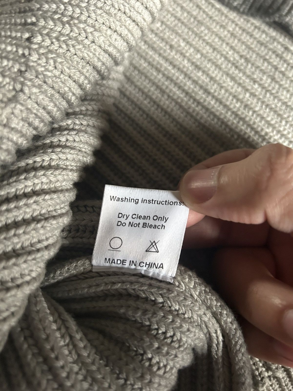 K-Two Studios K-Two Studios Grey Fisherman Knit Sweater K-Two Studios K-Two Studios Grey Fisherman Knit Sweater