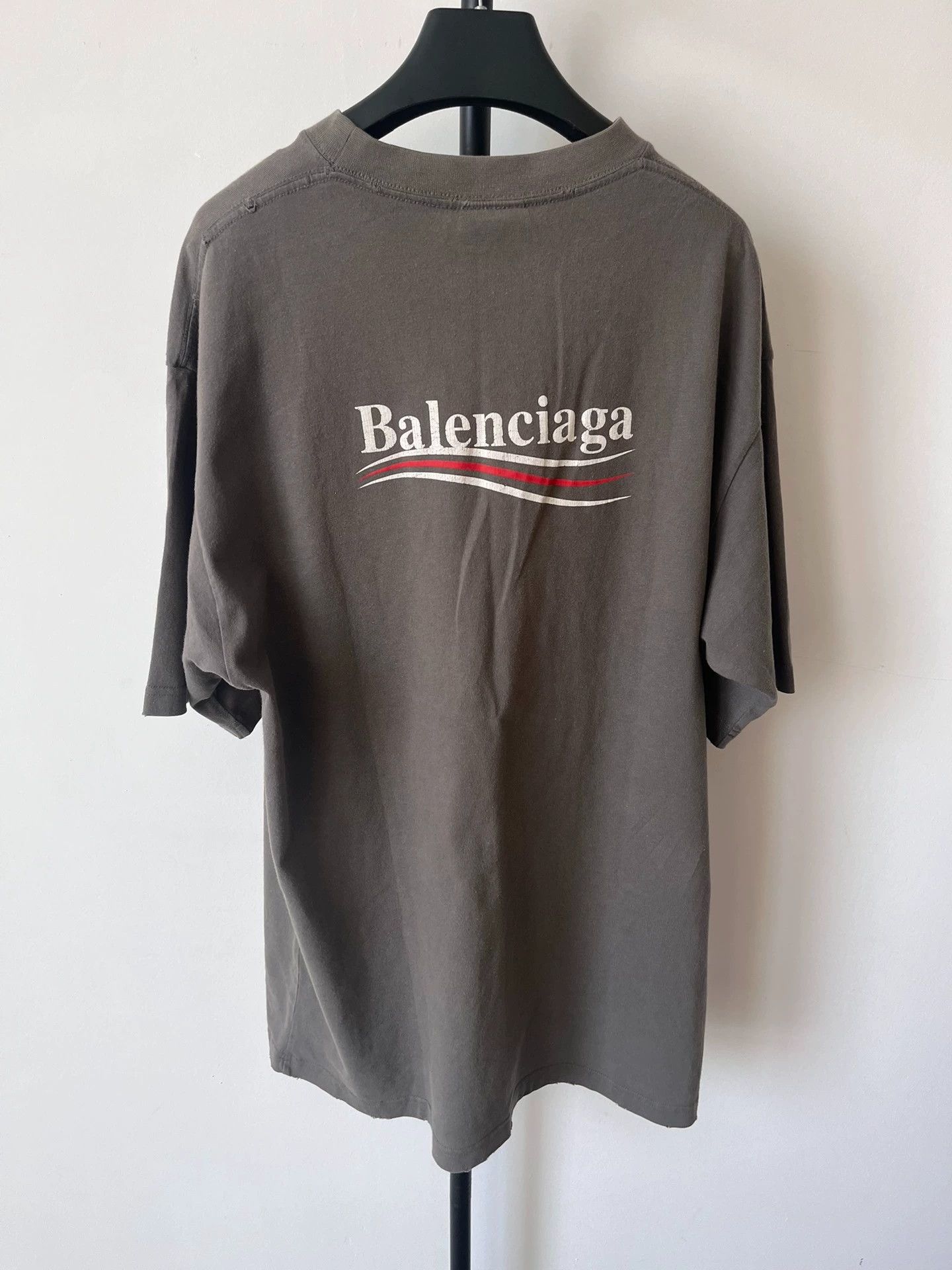 Balenciaga Balenciaga Cola Logo Short Sleeve Tee - dmc Size US S / EU 44-46 / 1 - 1 Thumbnail