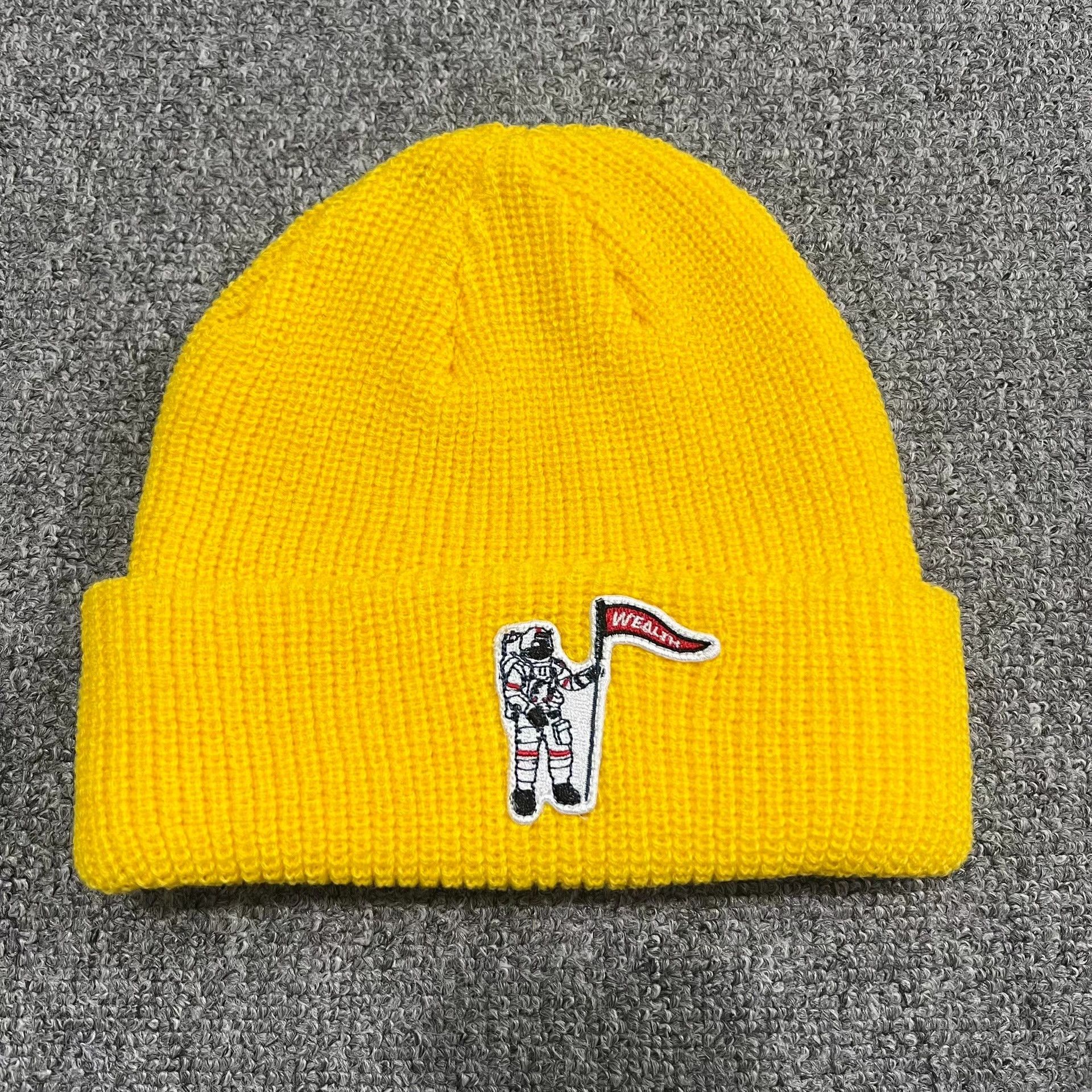Billionaire Boys Club BBC EU Astronaut Embroidered Knit Beanie Q7 Size ONE SIZE - 7 Thumbnail