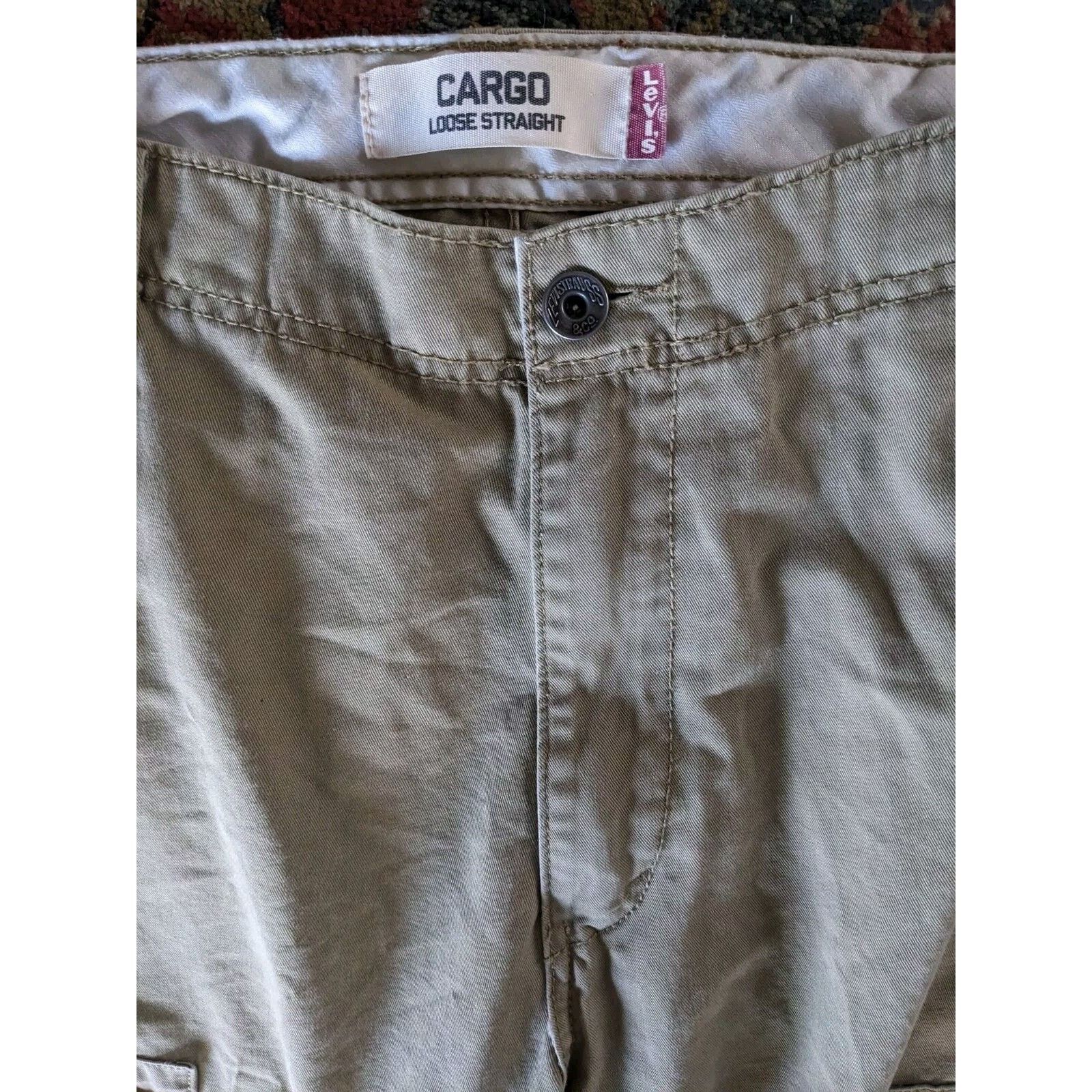 Levi's Vintage Levi's Pants Men's 36x32 Cargo Straight Grunge Y2K Size US 36 / EU 52 - 2 Thumbnail