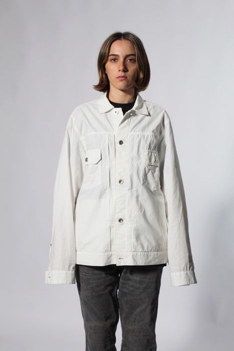 Sacai Sacai Cotton poplin white jacket SS21 | Grailed