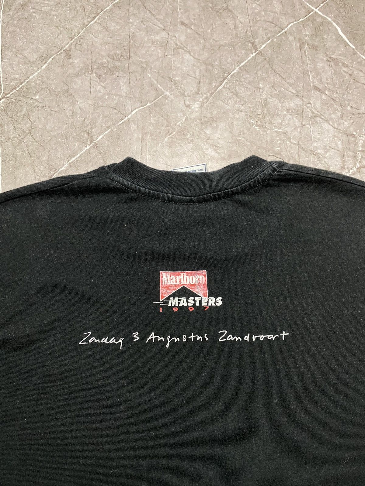 Ferrari × Marlboro Vintage Marlboro Tshirt 1997 formula uno rare ayrton senna Size US XL / EU 56 / 4 - 6 Thumbnail