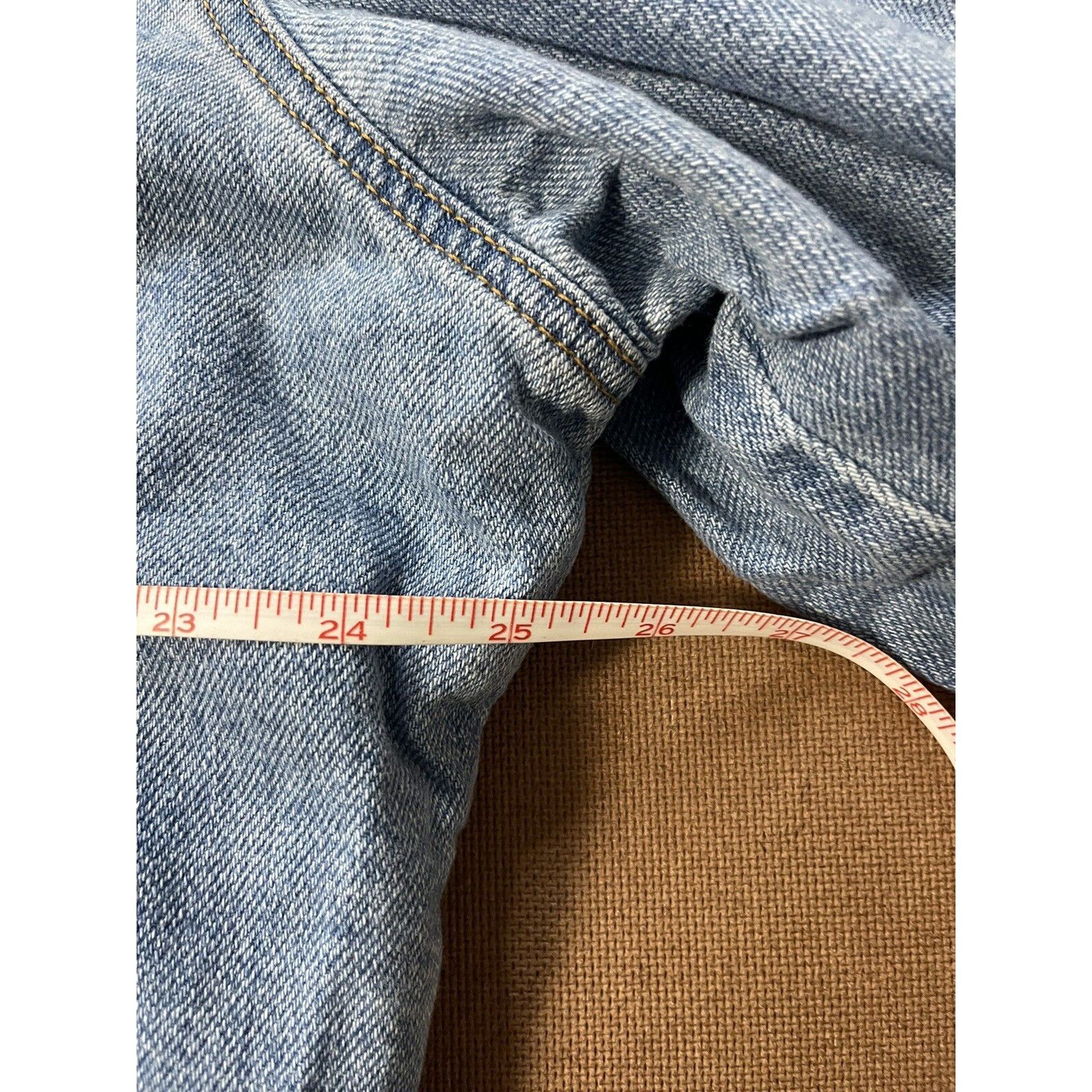 Gear for Sports VTG 90s DAN RATHER CONNIE CHUNG CBS EVENING NEWS DENIM COAT Size US L / EU 52-54 / 3 - 8 Thumbnail