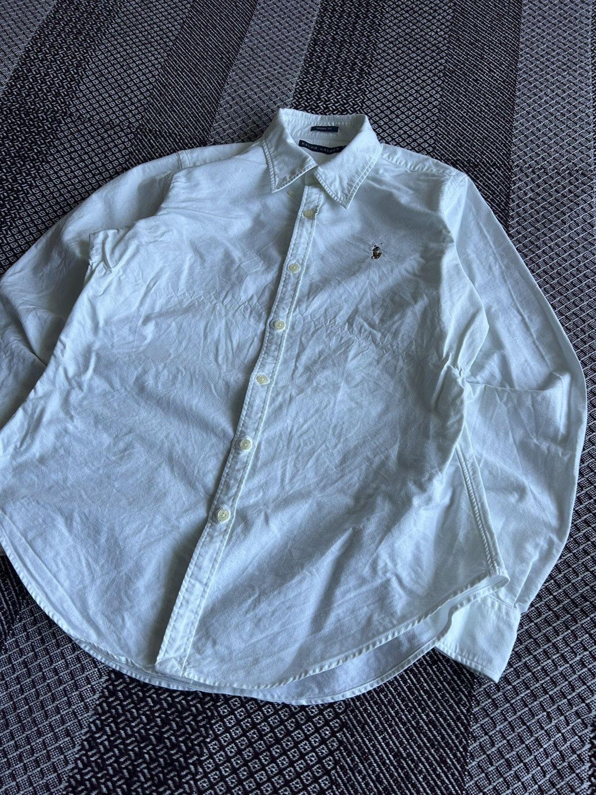 Ralph Lauren Polo Ralph Lauren Skinny Fit Women Shirt White Solid Style Size M / US 6-8 / IT 42-44 - 5 Thumbnail