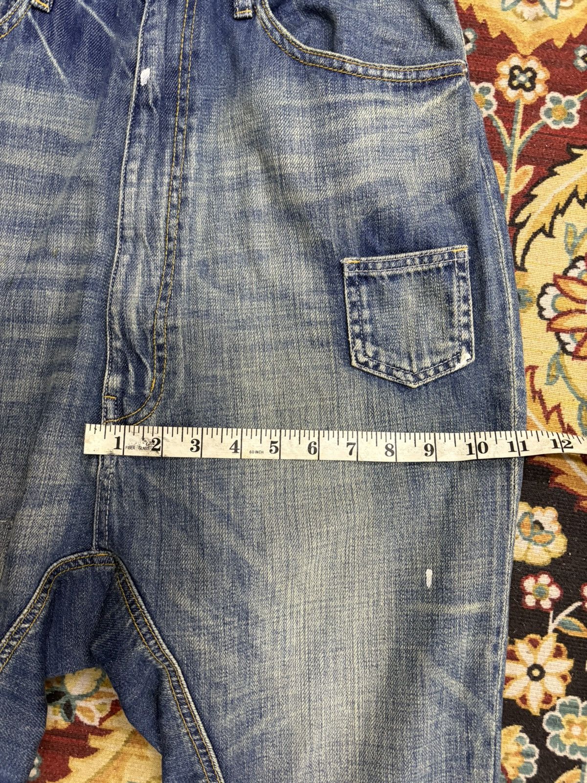 Issey Miyake × Ne-Net Ne-Net Issey Miyake Paint Splatter Patchwork Capri Pants Size US 30 / EU 46 - 21 Thumbnail