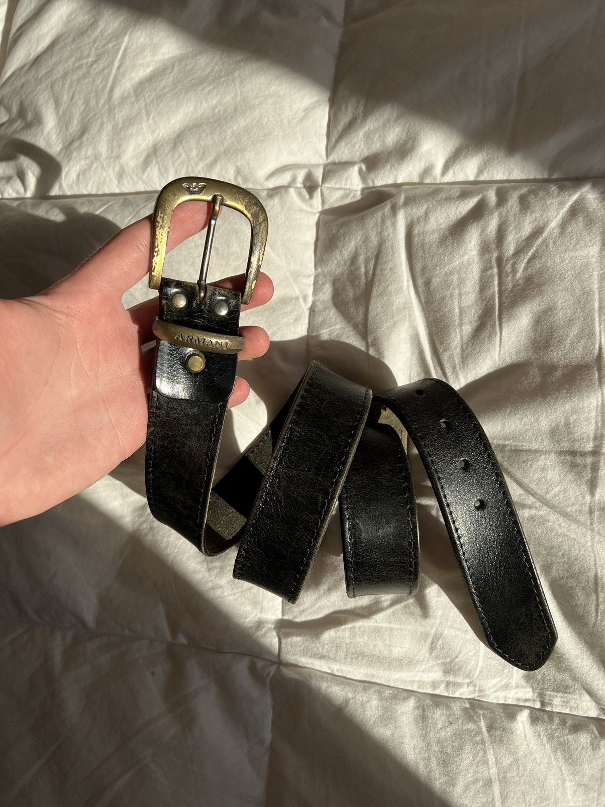 Armani × Vintage Armani Vintage Leaves Belt Size ONE SIZE - 7 Thumbnail