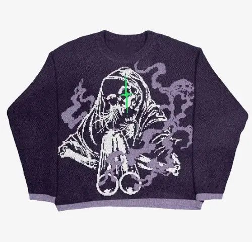 Japanese Brand × Vintage Hip Hop Oversized Knitted Sweaters Size US M / EU 48-50 / 2 - 2 Thumbnail