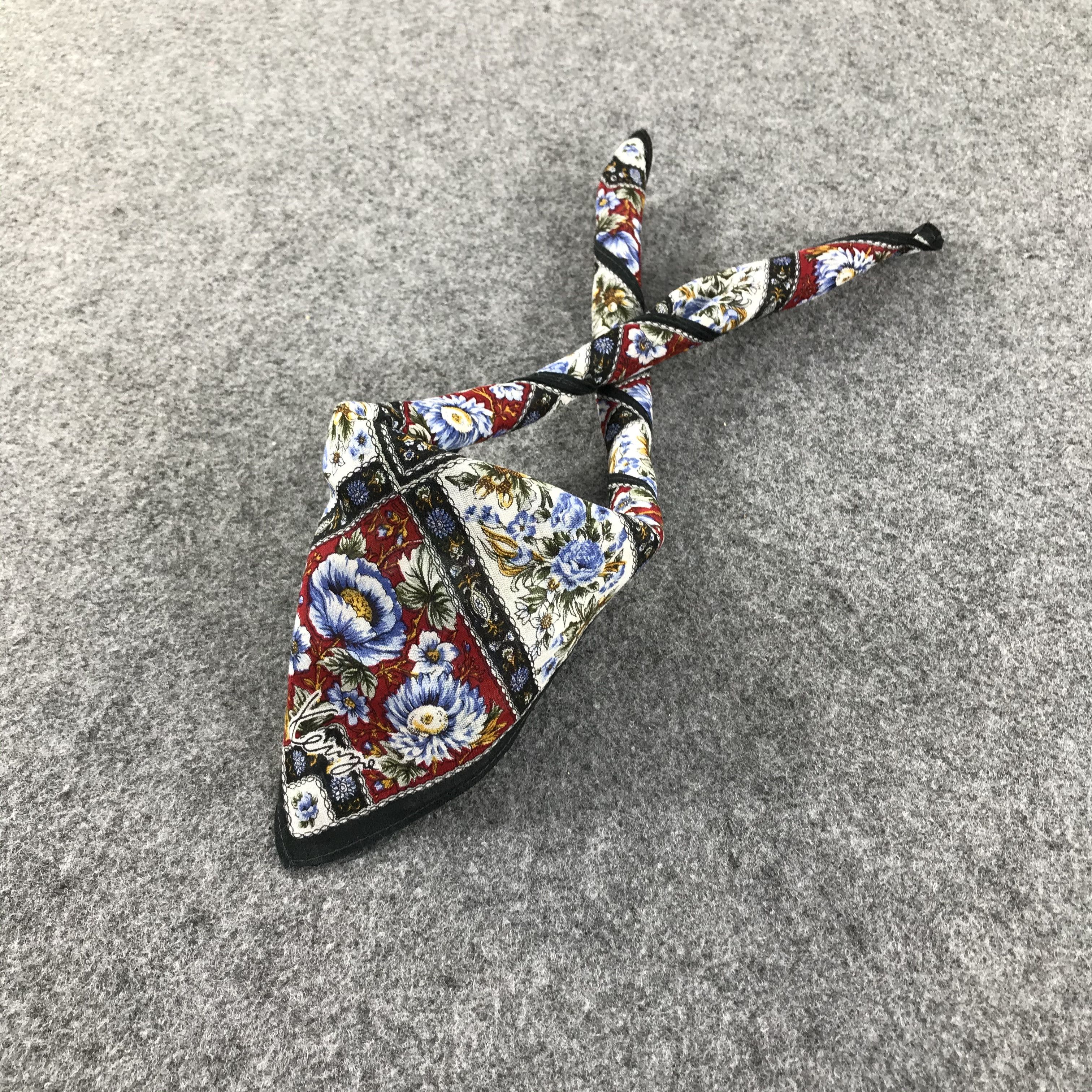 Kenzo Kenzo Floral Handkerchief Neckerchief Bandana H191 Size ONE SIZE - 3 Thumbnail