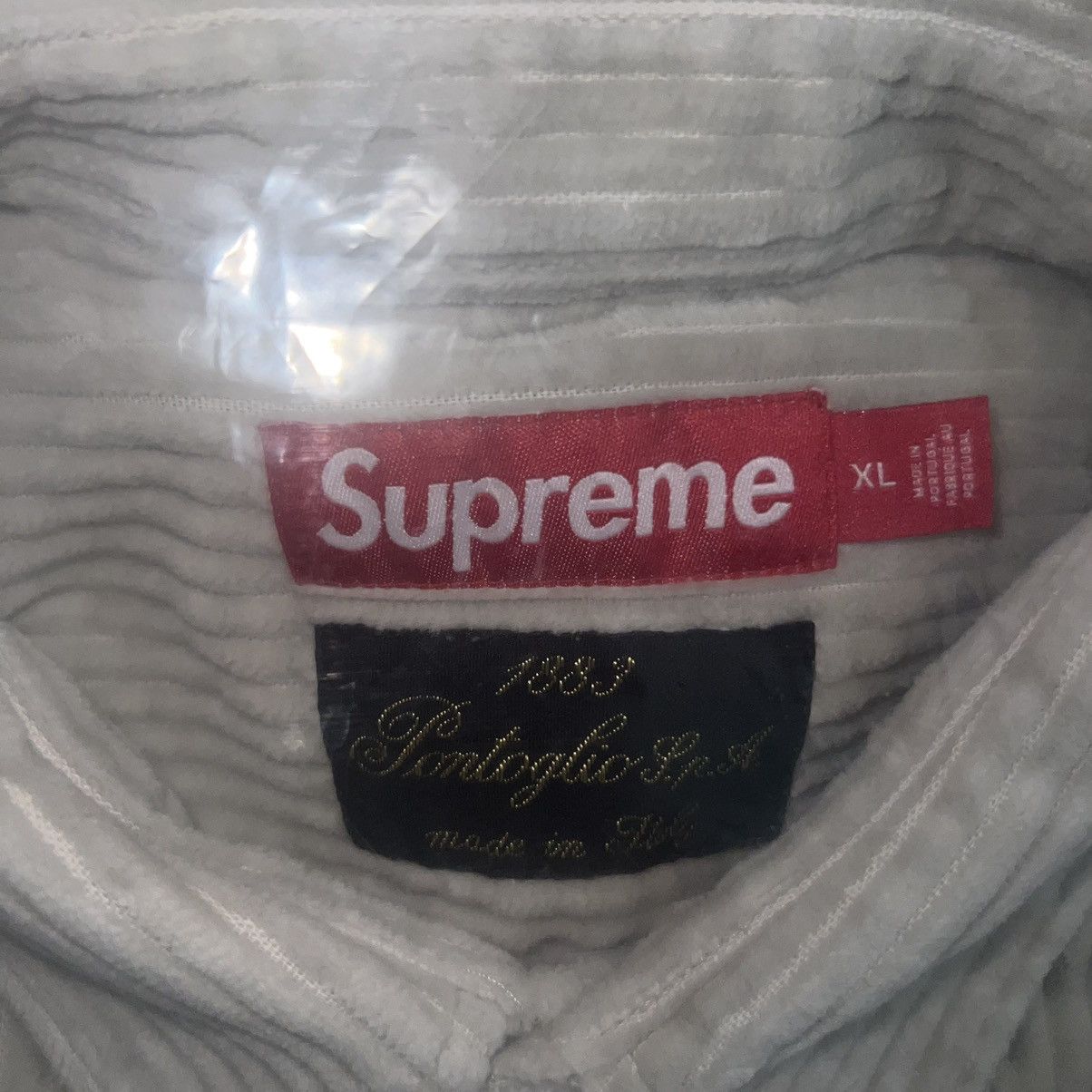 Supreme Supreme Wide Wale Corduroy Snap Shirt Natural Size: XL Size US XL / EU 56 / 4 - 3 Thumbnail