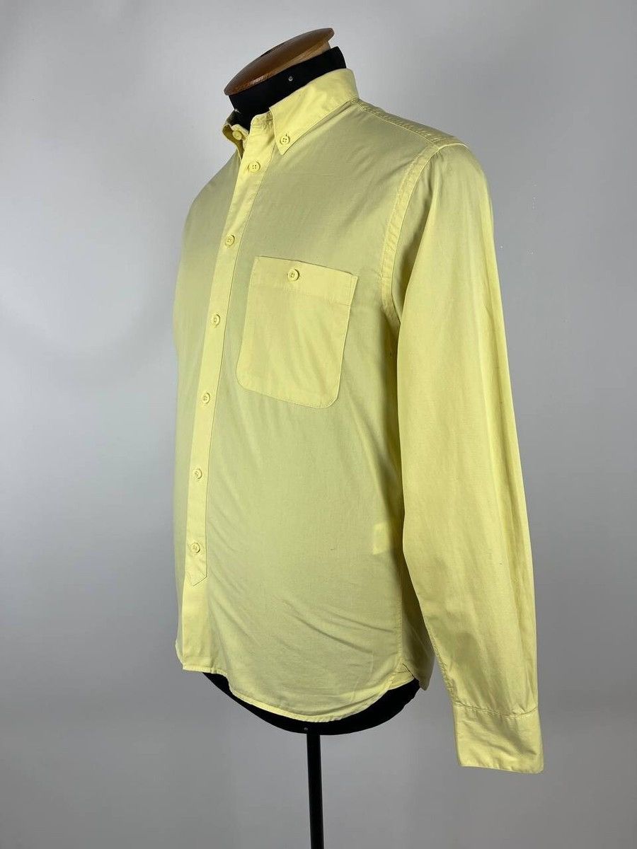 YMC YMC Men's Long Sleeve Button Down Lemon Shirt Size M (0307) Size US M / EU 48-50 / 2 - 2 Thumbnail