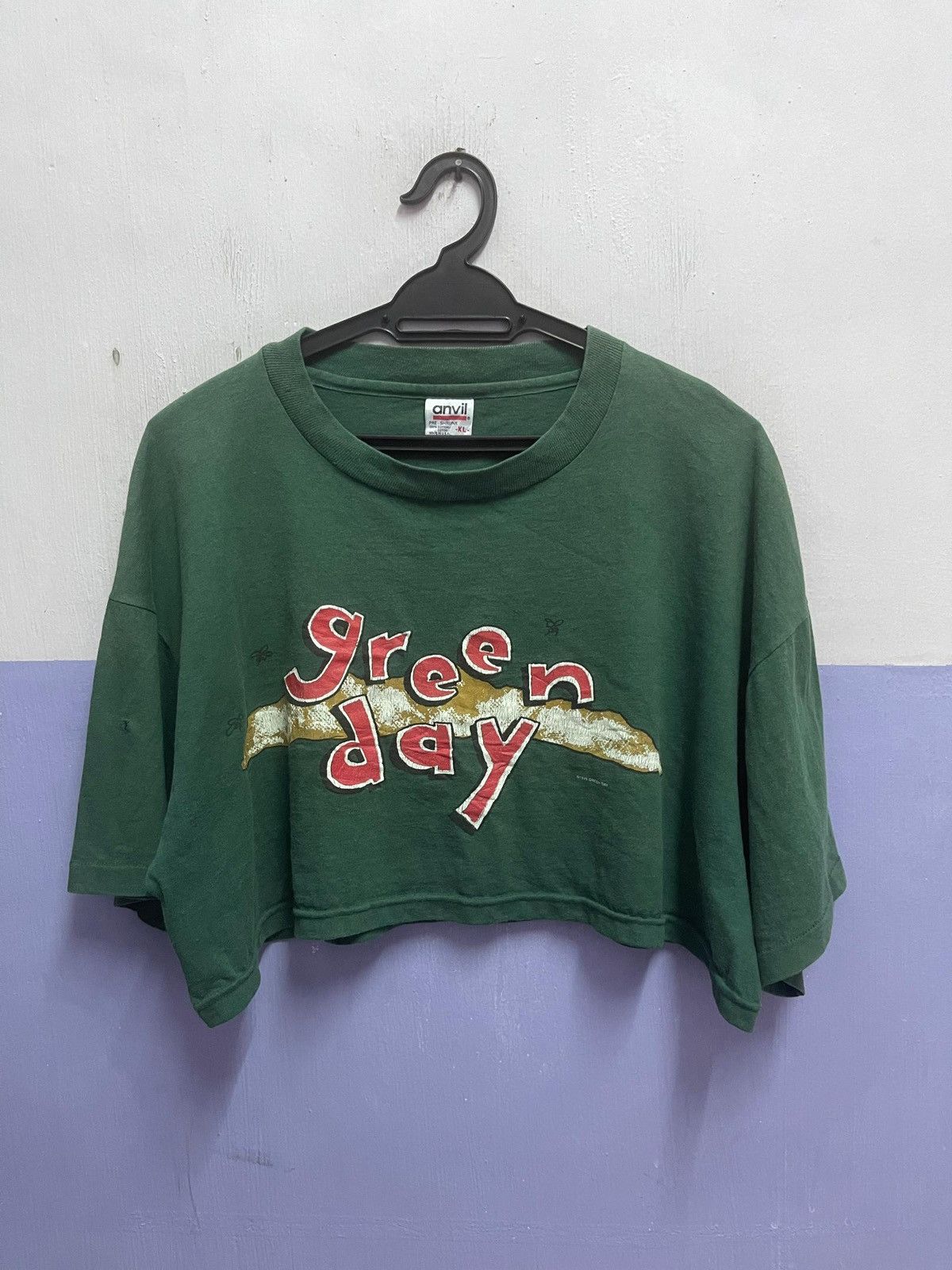Band Tees Vintage 1995 Green Day Dookie Crop Tshirt Size US L / EU 52-54 / 3 - 11 Thumbnail