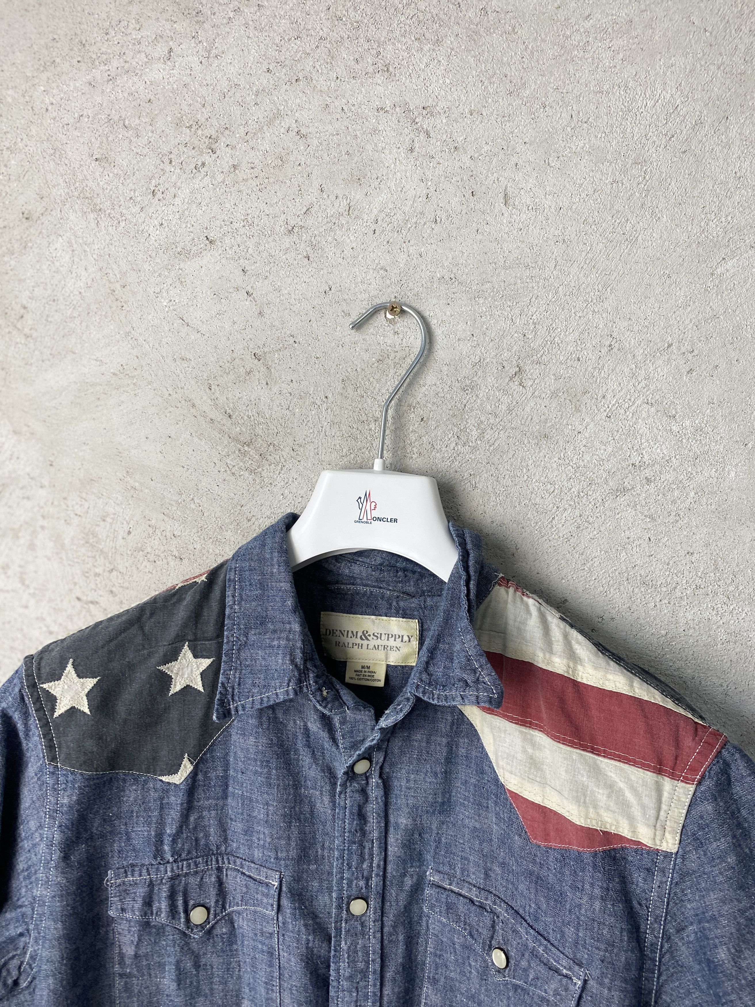 Denim & Supply Ralph Lauren Denim & Supply Ralph Lauren USA flag shirt short sleeve Size US M / EU 48-50 / 2 - 2 Thumbnail