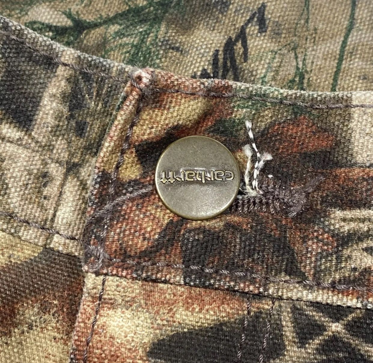 Carhartt Carhartt TruetTimber WorkCamo Dungarees Mens 42 X 30 Pants Size US 42 / EU 58 - 4 Thumbnail