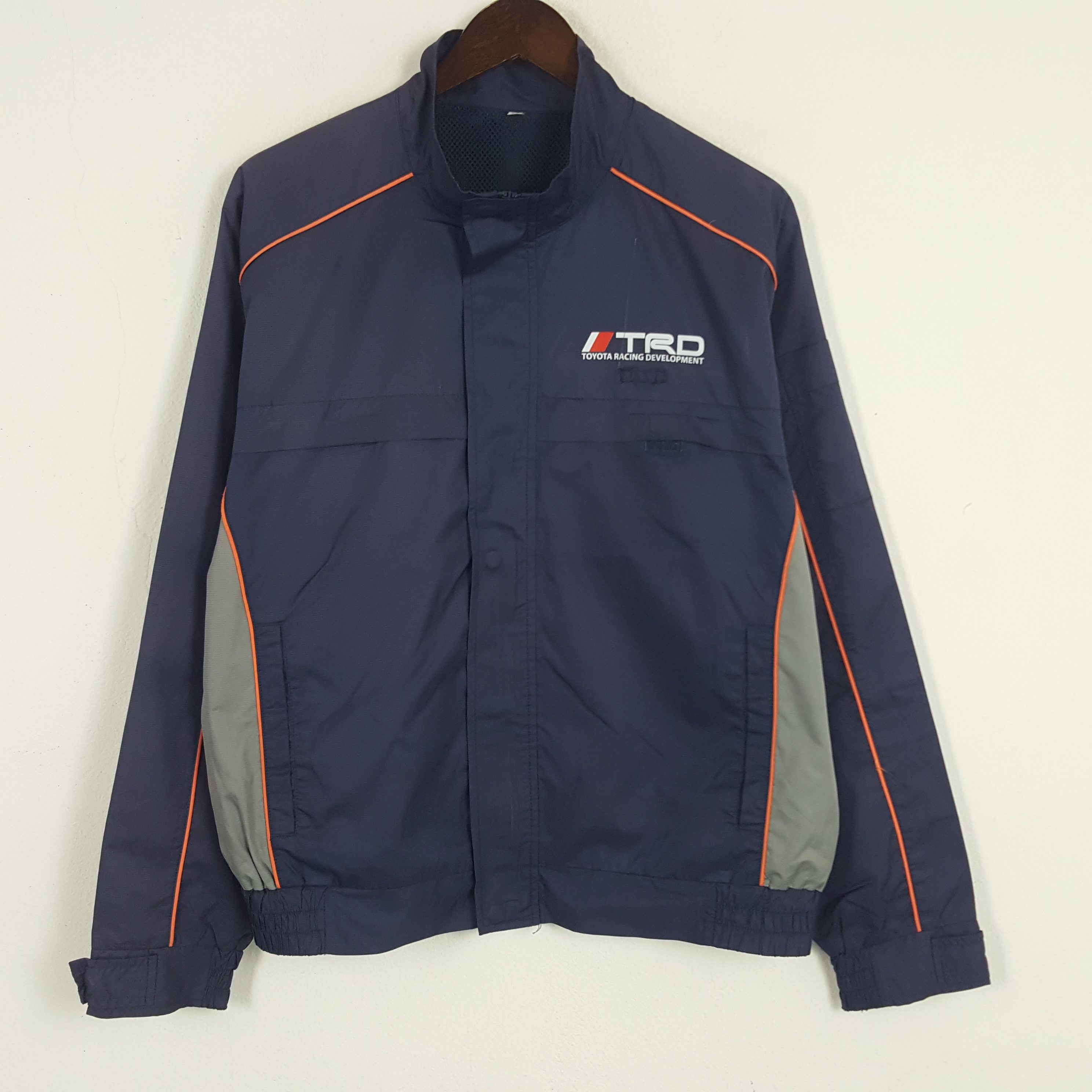 Japanese Brand × Vintage Vintage Toyota Racing Development Custom Windbreaker Jacket Size US L / EU 52-54 / 3 - 3 Thumbnail