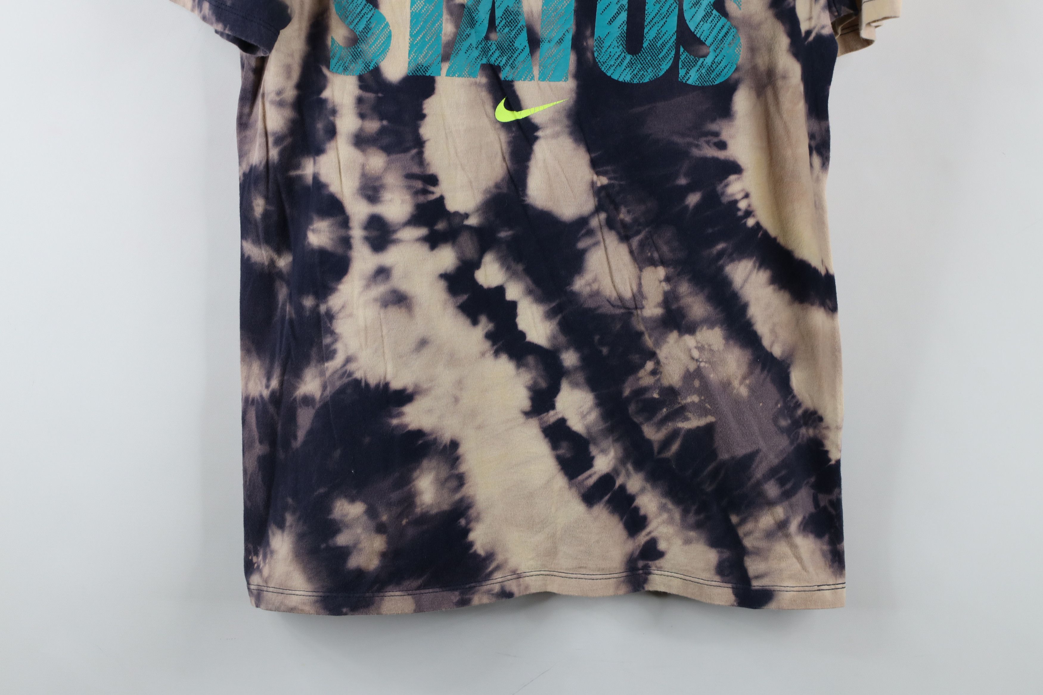 Nike × Vintage Y2K Nike Scott Center Swoosh Legend Status Acid Wash T-Shirt Size US S / EU 44-46 / 1 - 3 Thumbnail