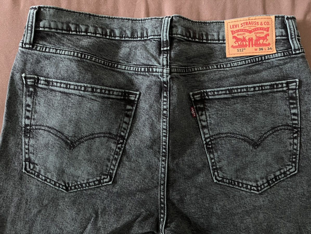 Levi's Levi's® Mens 512™ Eco Ease Slim Taper Fit Jeans - Stretch Size US 36 / EU 52 - 1 Thumbnail
