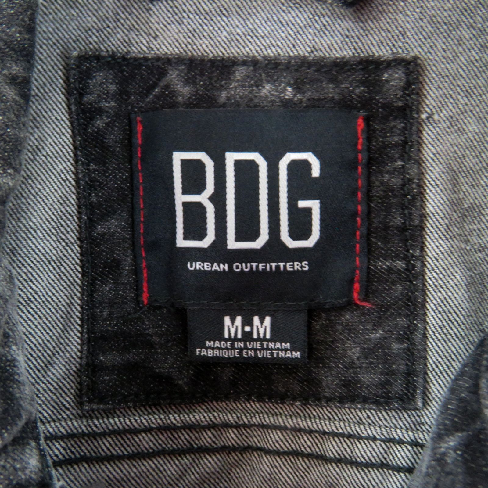 Bdg BDG Urban Outfitters Black Acid Wash Denim Jacket Medium Size US M / EU 48-50 / 2 - 4 Thumbnail