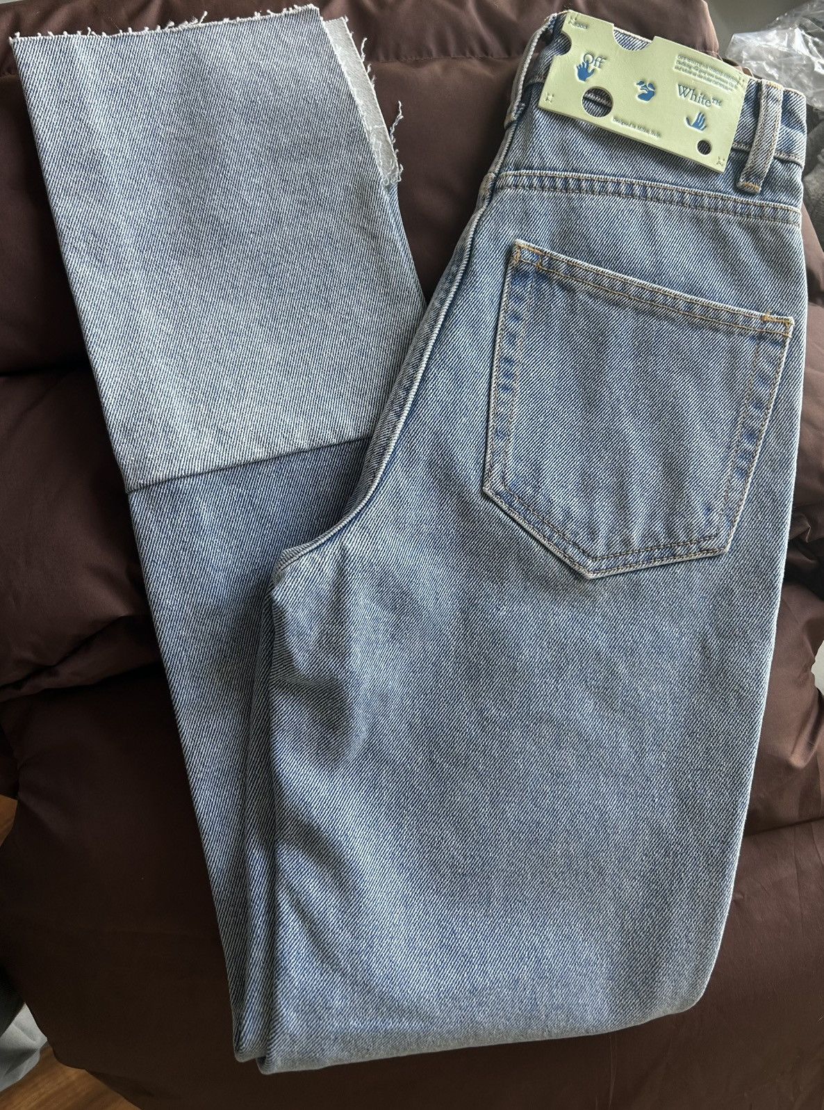 Off-White Off-White Jeans Light Wash Size 24 Size 24" / US 00 / IT 34 - 1 Thumbnail