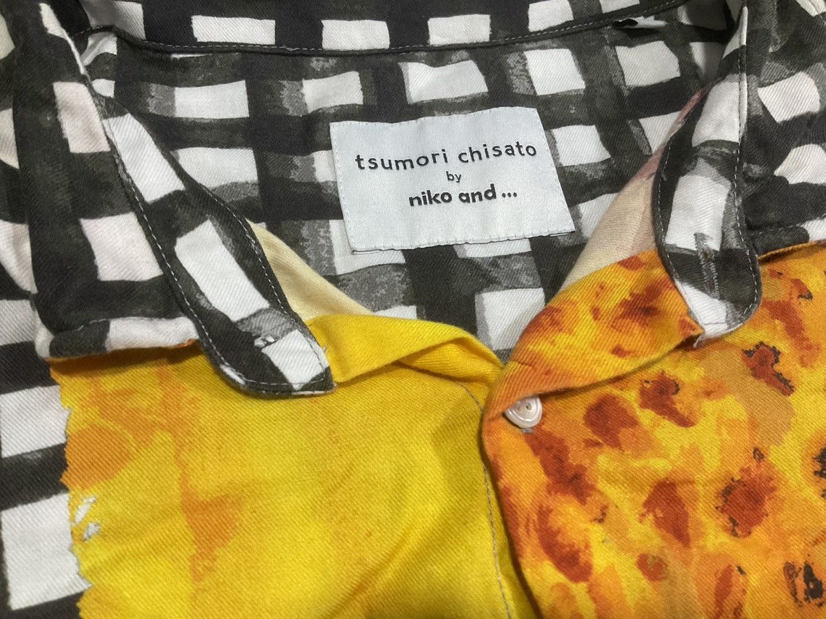 Issey Miyake 🔥Niko And Tsumori Chisato Check Leopard Shirt Oversized Size US XL / EU 56 / 4 - 7 Thumbnail