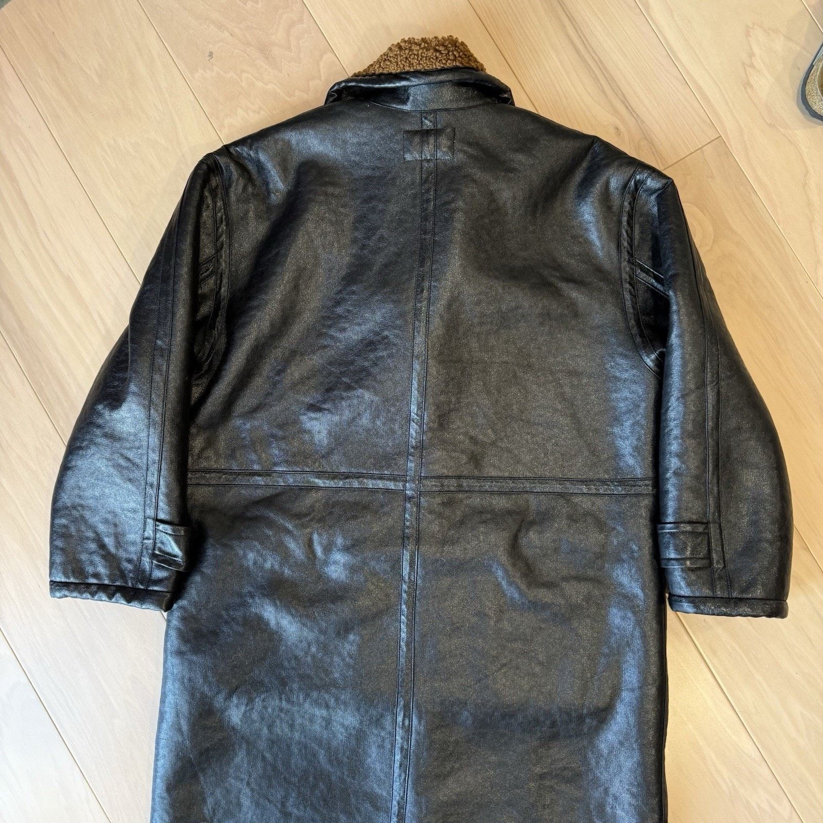 Free People Free People London Vegan Coat Women's Medium Black Long Size M / US 6-8 / IT 42-44 - 9 Thumbnail