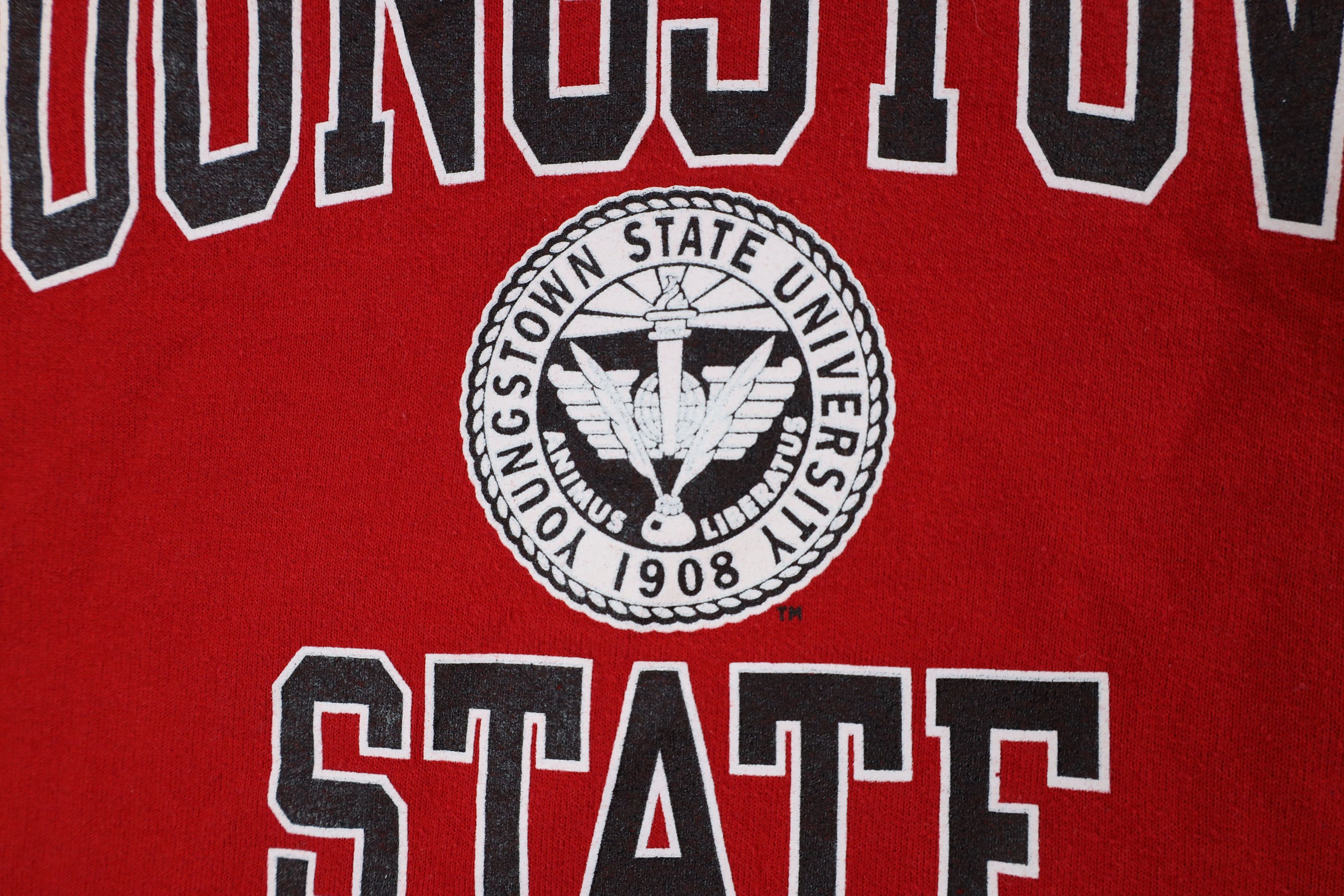 Vintage Vintage 90s Youngstown State University Crewneck Sweatshirt Size US S / EU 44-46 / 1 - 6 Thumbnail
