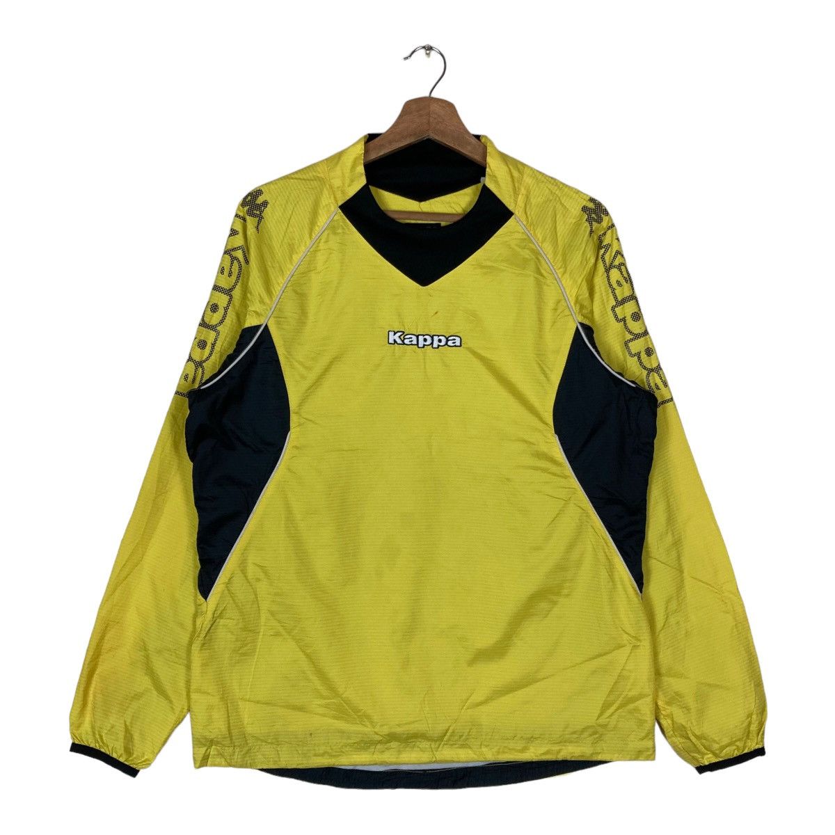 Kappa Vintage Kappa Mini Middle Logo Two Tone Pullover Jumper Size US M / EU 48-50 / 2 - 1 Thumbnail