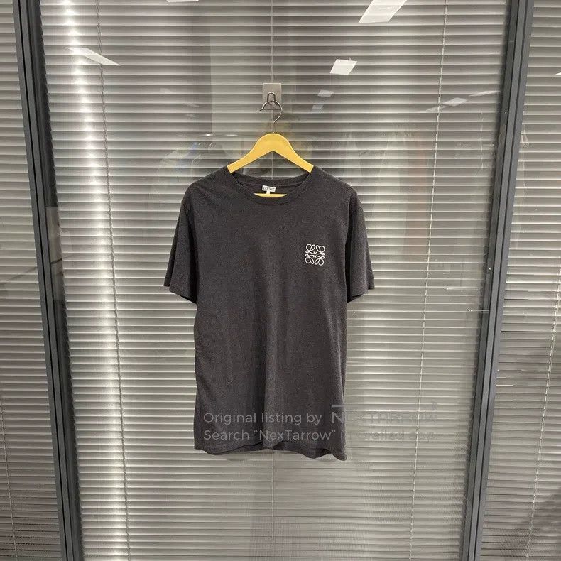 Loewe Loewe Mist Gray Classic Embroidery Logo Short Sleeve Size US L / EU 52-54 / 3 - 1 Thumbnail