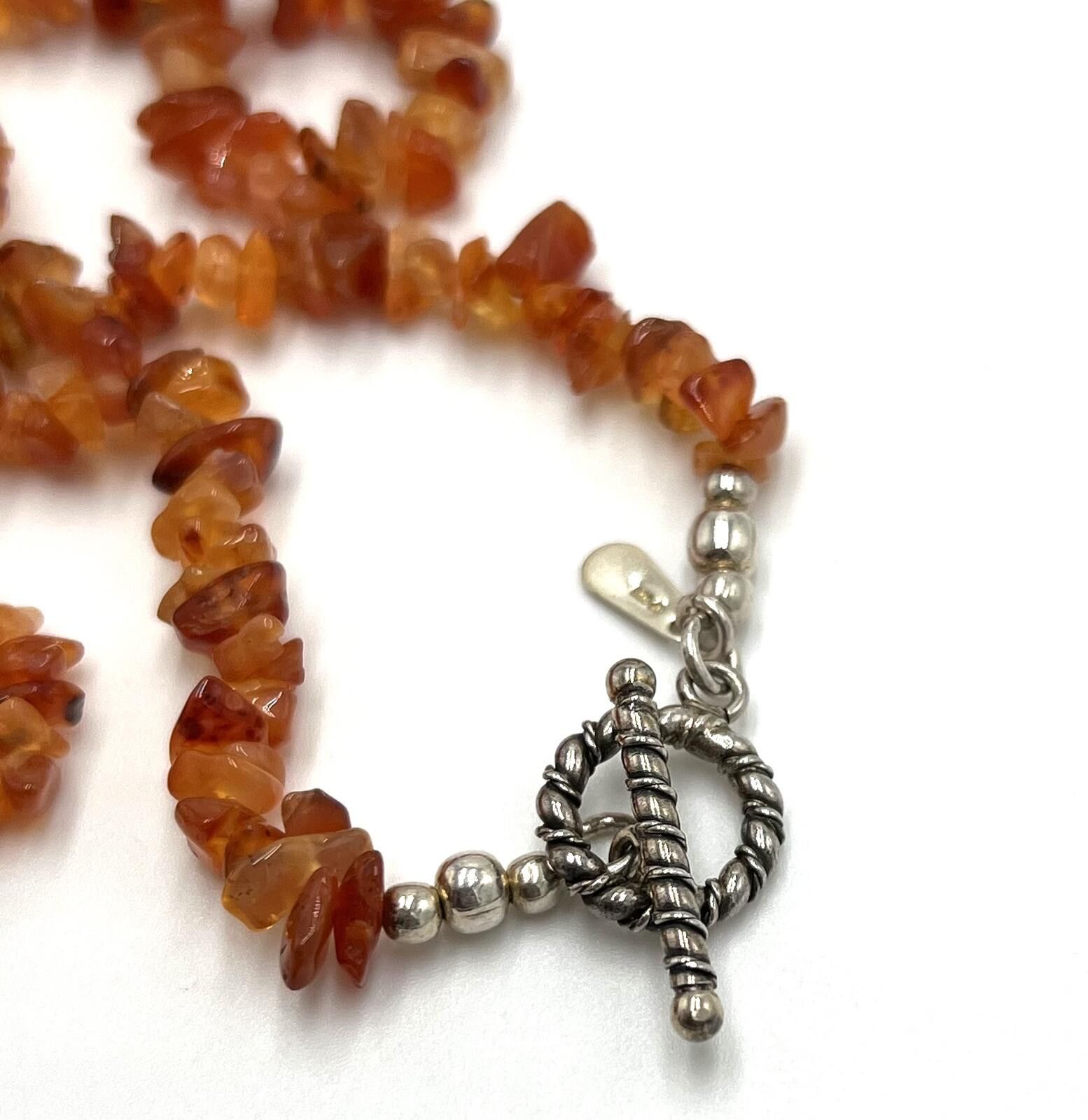 Other Doug Paulus Carnelian & Agate Sterling Silver Bead Necklace Size ONE SIZE - 4 Thumbnail