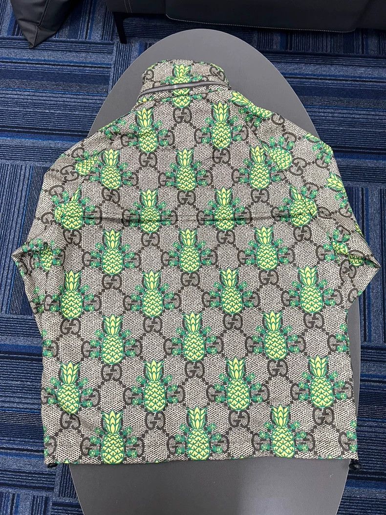 Gucci Gucci Pineapple embroidery full-print zipper jacket 2504-Ne Size US S / EU 44-46 / 1 - 2 Thumbnail