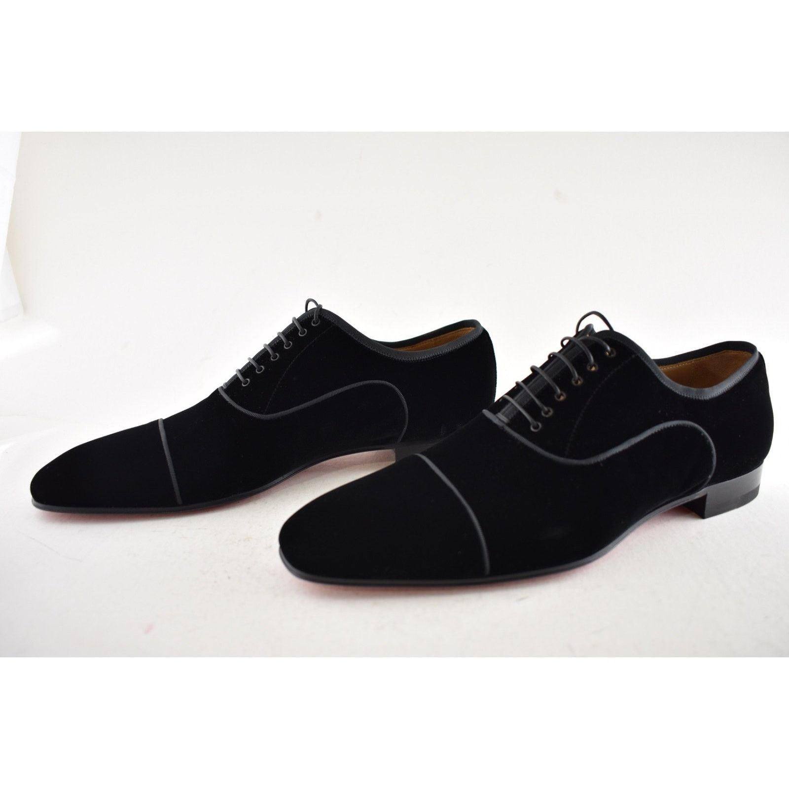 Christian Louboutin Christian Louboutin Black Velvet Oxford Dress Loafer 41 8 Size US 8 / EU 41 - 12 Thumbnail