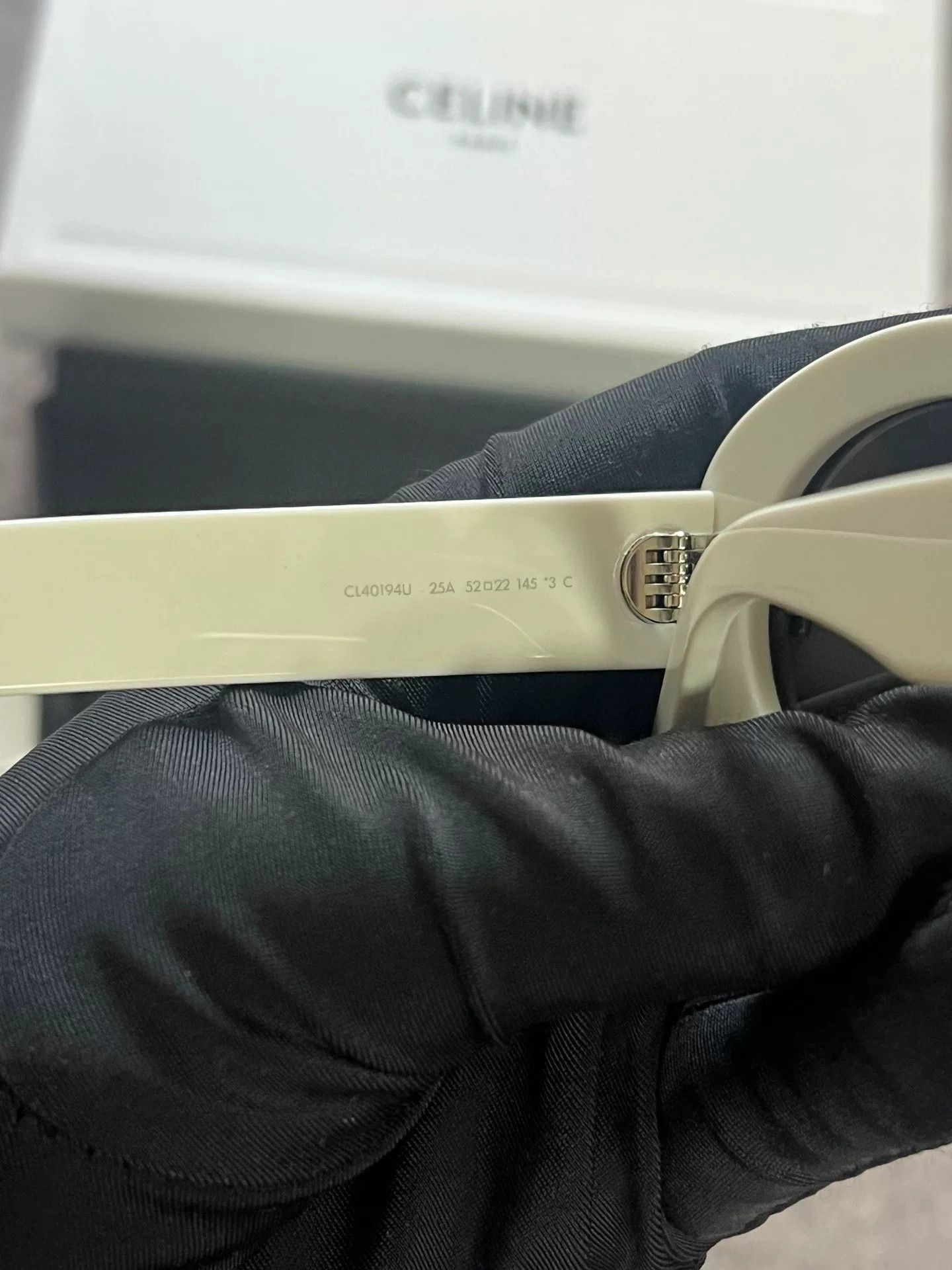 Celine Celine Platinum Triomphe Side Logo Round Sunglasses Size ONE SIZE - 5 Thumbnail