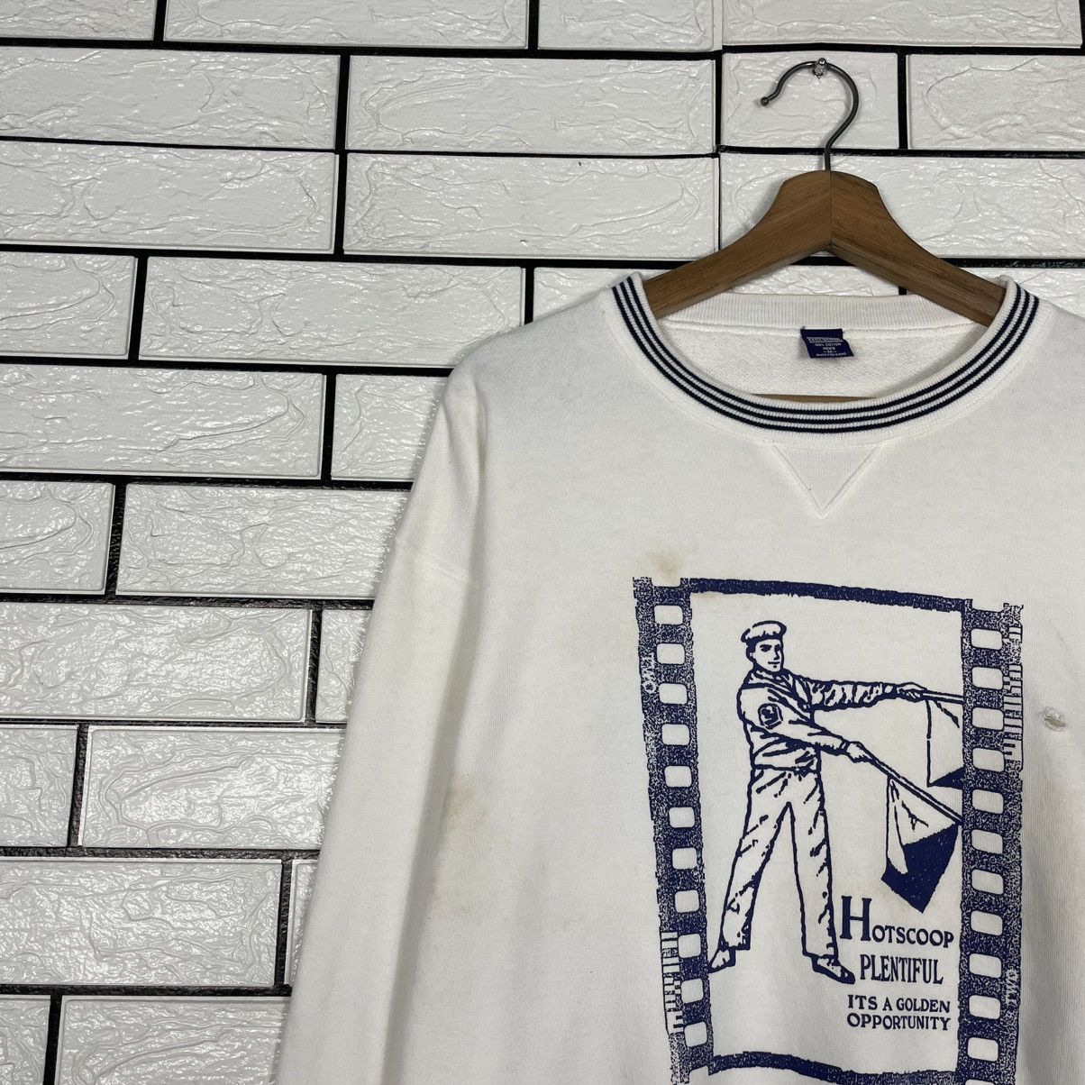 Japanese Brand Hotscoop Big Logo Crewneck Sweatshirt Size US M / EU 48-50 / 2 - 6 Thumbnail