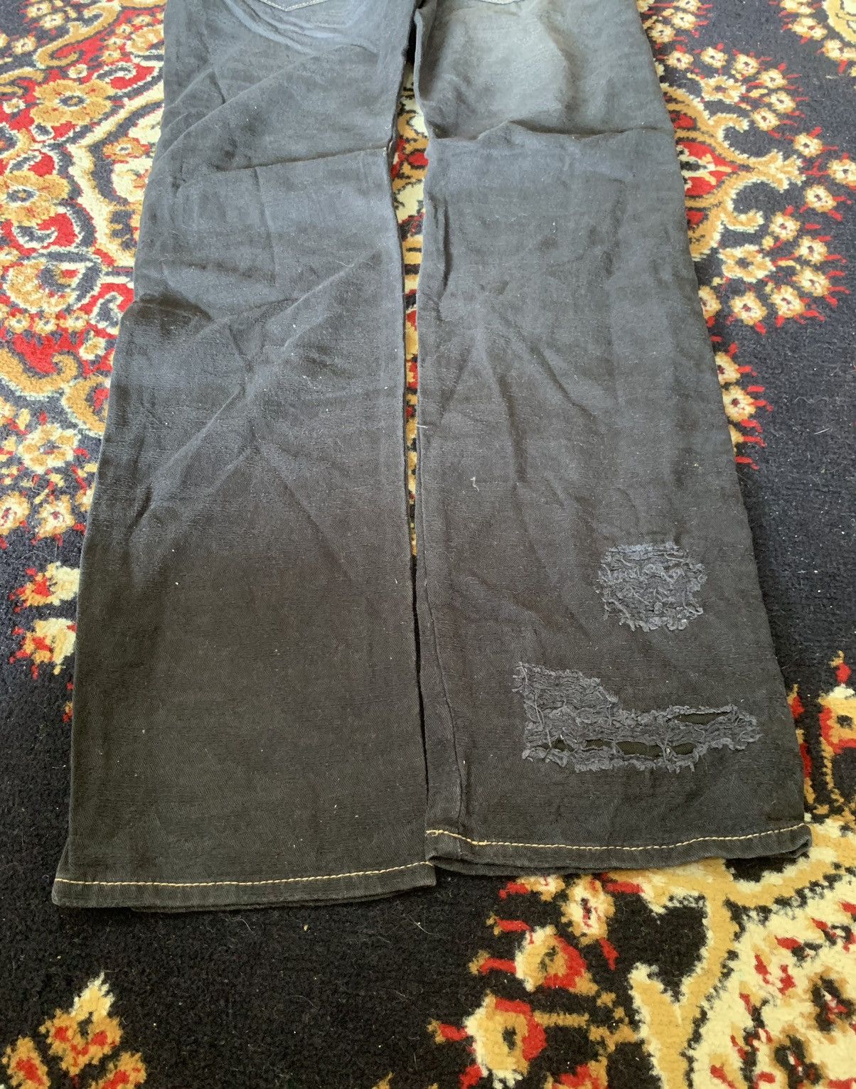 PPFM PPFM Buckel Back Distressed Denim Size US 30 / EU 46 - 13 Thumbnail