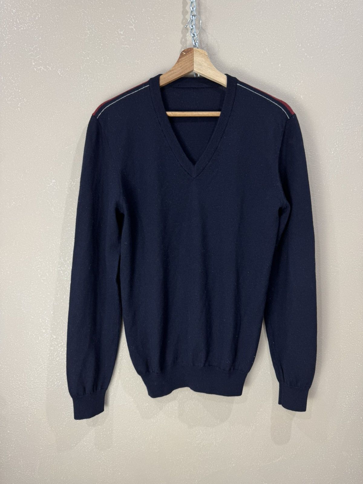 Gucci Tom Ford era Gucci v neck basic sweater Size US S / EU 44-46 / 1 - 1 Thumbnail