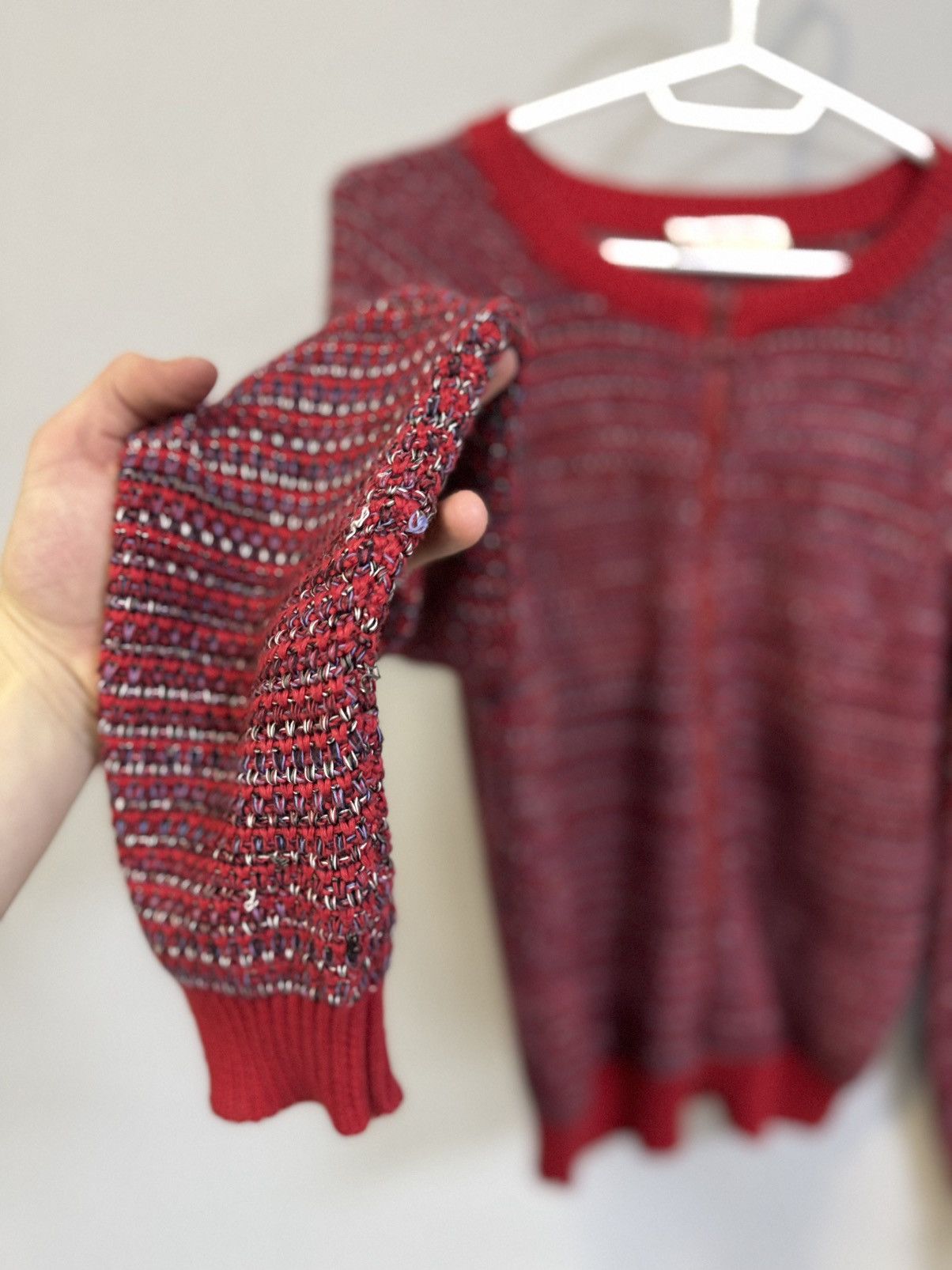 Chloe See by Chloe Wоmеns Knitted Sweater Size M / US 6-8 / IT 42-44 - 10 Thumbnail