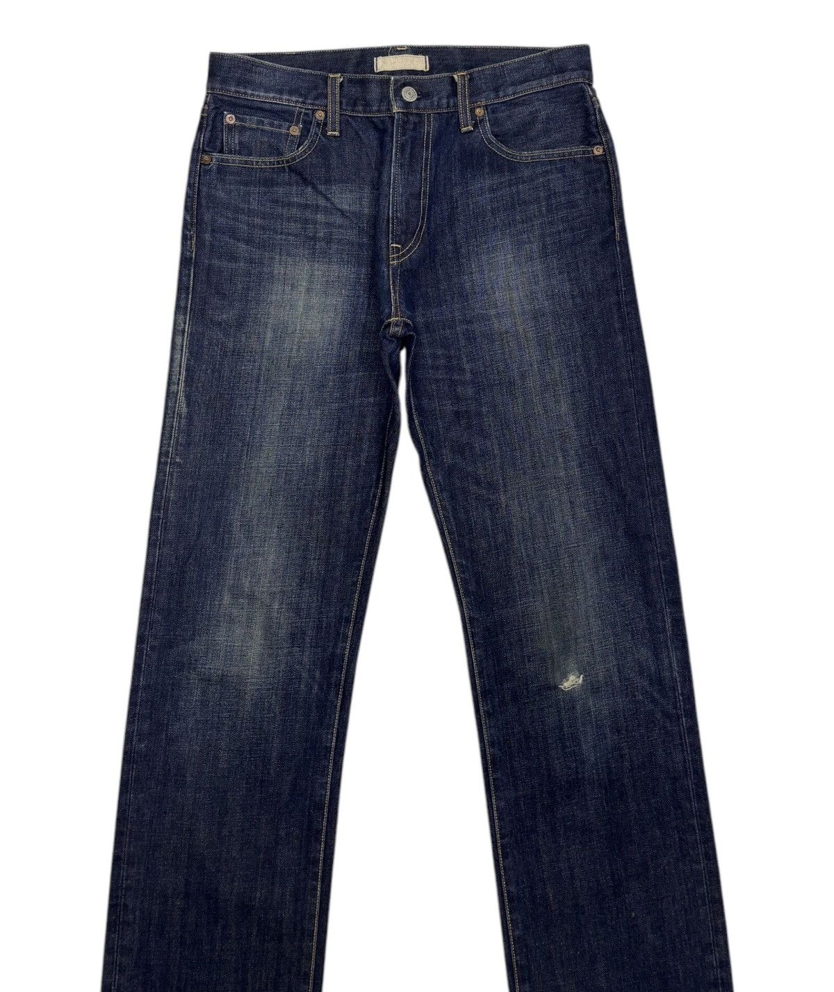 Jean × Undercover × Uniqlo VINTAGE UNIQLO BLUE JEANS JAPAN DISTRESSED DENIM Size US 31 - 5 Thumbnail