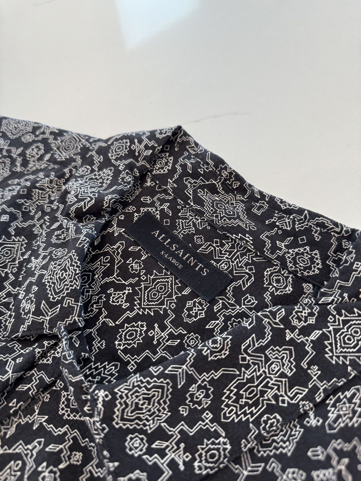 Allsaints AllSaints Mosaic Longsleeve Shirt Size US XL / EU 56 / 4 - 2 Thumbnail