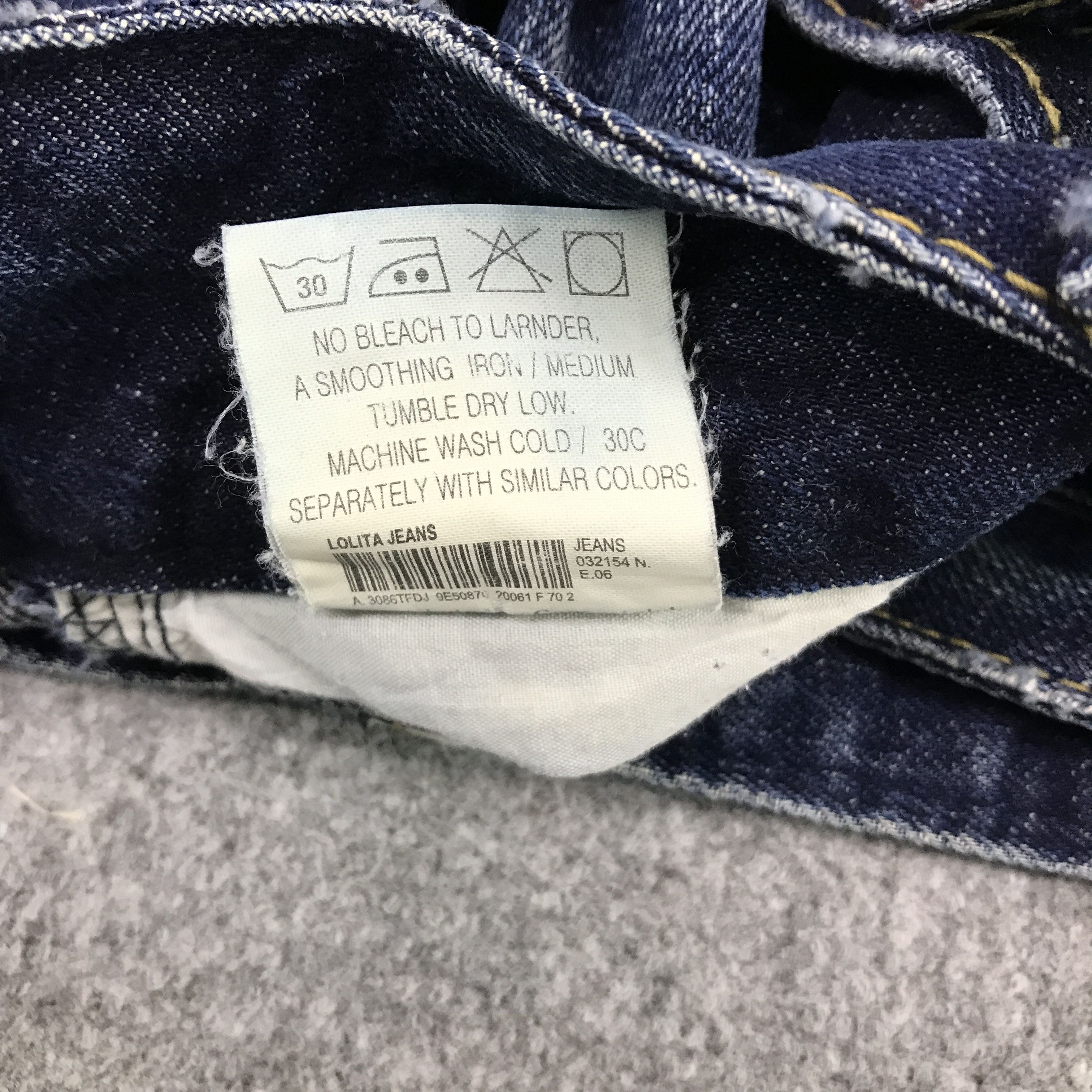 Japanese Brand JAPAN STYLE LOLITA DISTRESSED DENIM JEAN Size US 34 / EU 50 - 16 Thumbnail