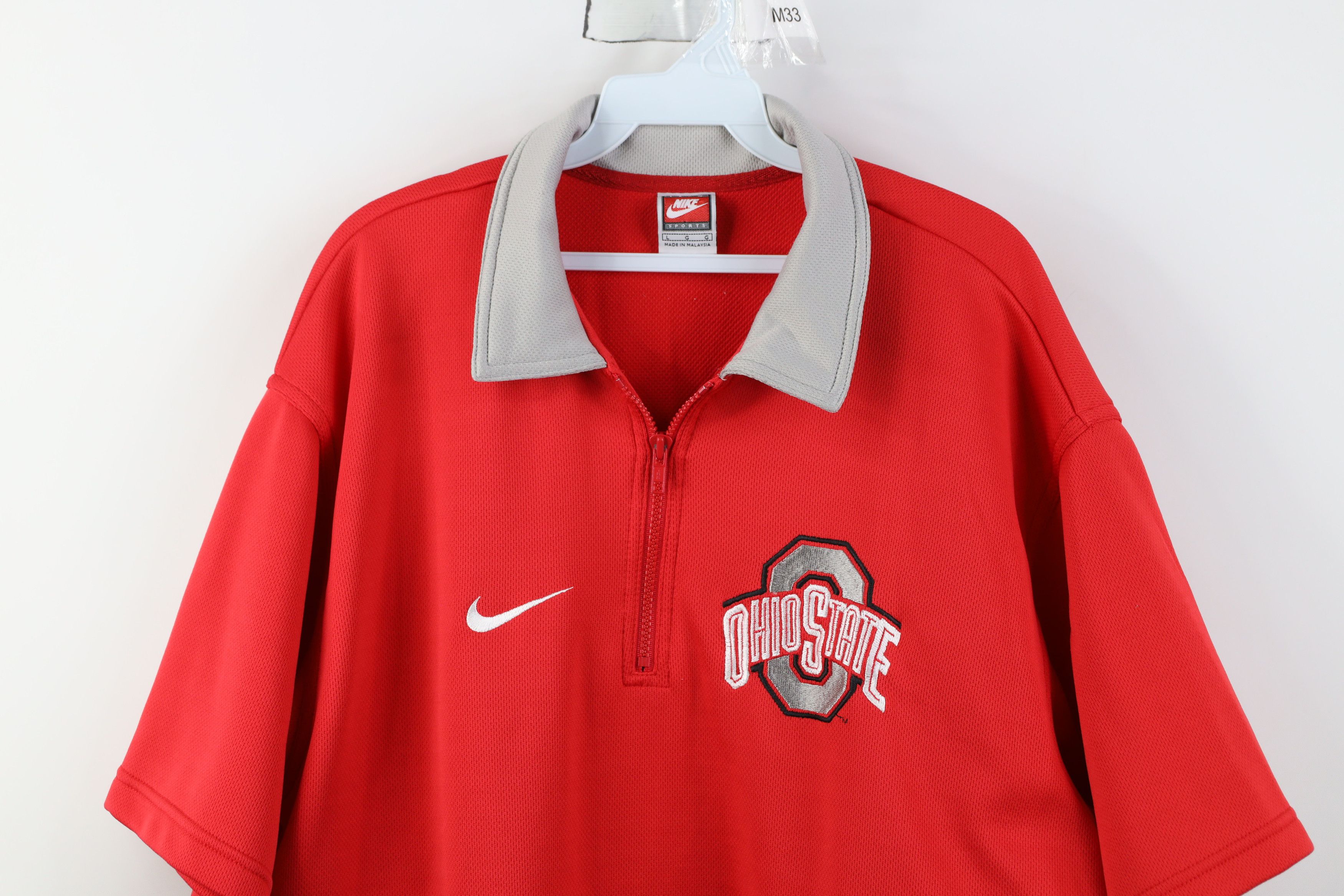 Nike Vintage 90s Nike University Basketball Warm Shooting Shirt Size US L / EU 52-54 / 3 - 2 Thumbnail