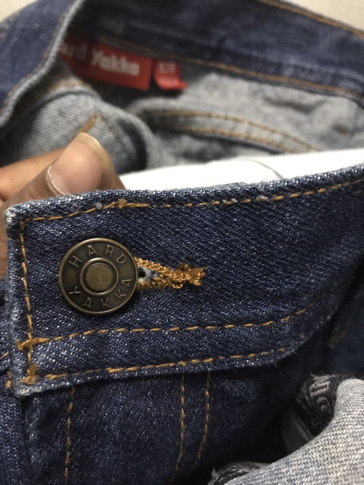 Vintage Y2K vintage hard yaaka knee strip denim Size US 36 / EU 52 - 12 Thumbnail