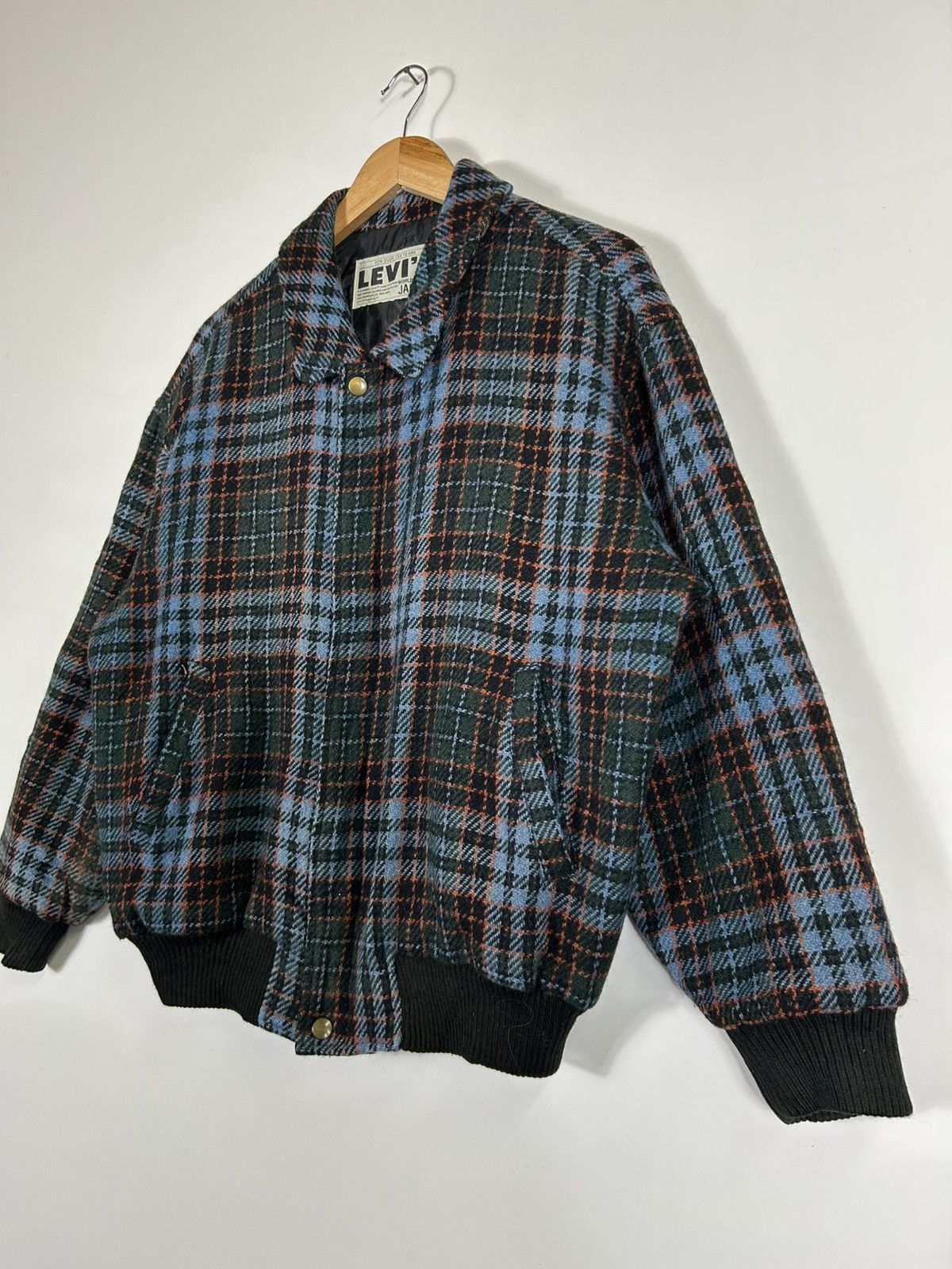 Levi's Vintage Clothing ⚡️Vintage Levi’s Tweed Zipper Bomber Jacket Size US M / EU 48-50 / 2 - 3 Thumbnail