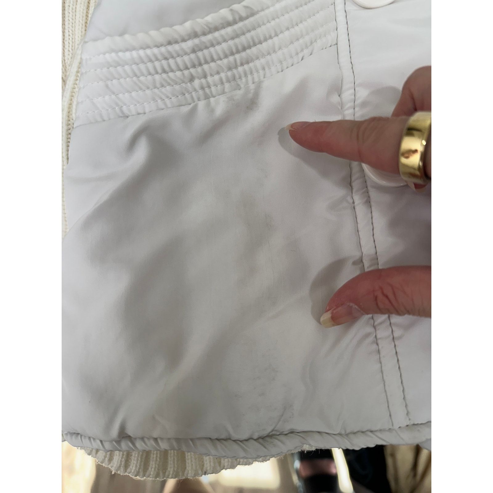 Other JJAlways Cream/White Mixed Media Double-Breasted Jacket US S Size S / US 4 / IT 40 - 5 Thumbnail