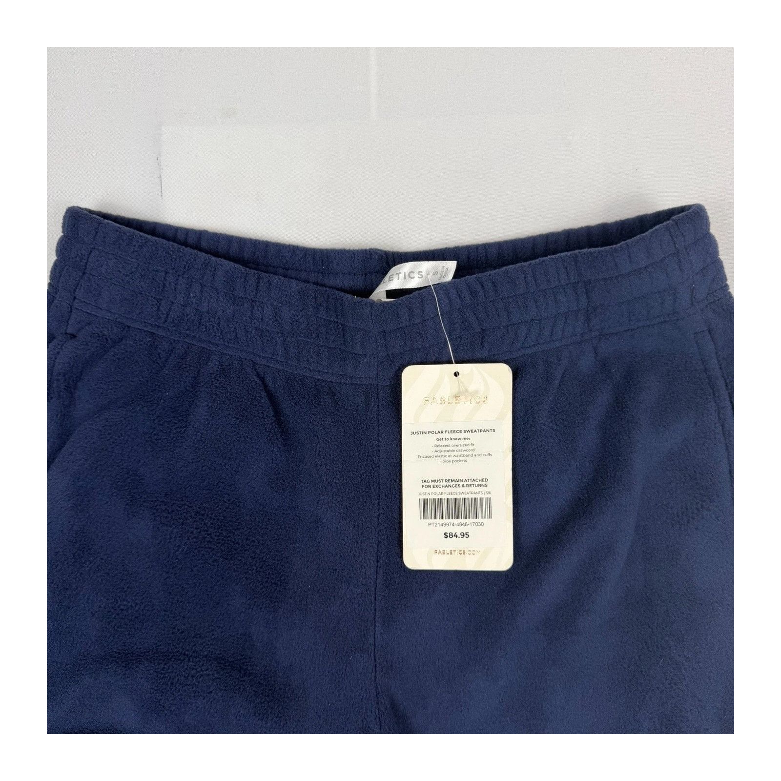 Fabletics Fabletics Justin Polar Fleece Sweatpants Navy Blue Joggers M Size US 26 / EU 42 - 9 Thumbnail