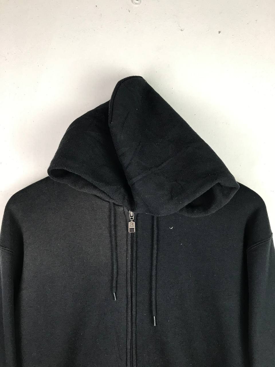 Russell Athletic × Vintage Vintage All Black Russell Athletic Pullover Hoodie Size US L / EU 52-54 / 3 - 3 Thumbnail