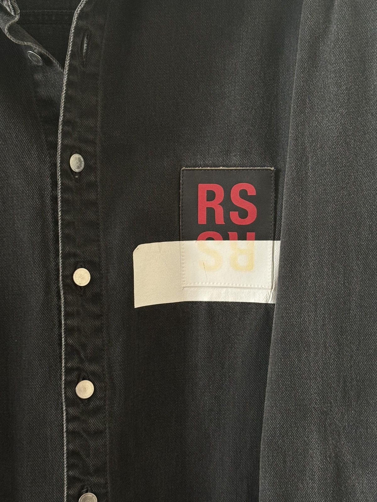 Raf Simons RAF SIMMONS black thick jeans SHIRT SS17 Size US L / EU 52-54 / 3 - 4 Thumbnail