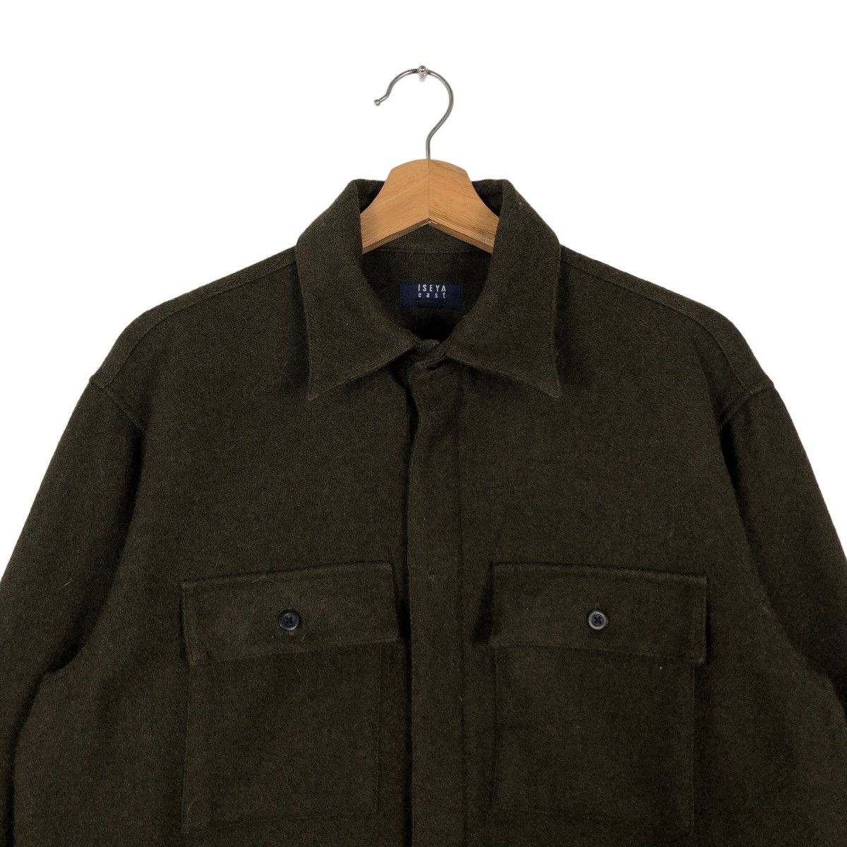 Japanese Brand 🔥Iseya East Issey Miyake Chore Wool Work Jacket Japan Made Size US M / EU 48-50 / 2 - 3 Thumbnail