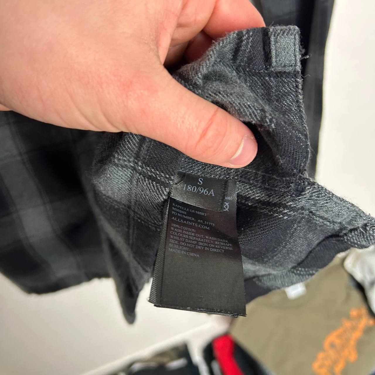 Allsaints Designer Allsaints Multipocket Button graphic overshirt Size US S / EU 44-46 / 1 - 6 Thumbnail